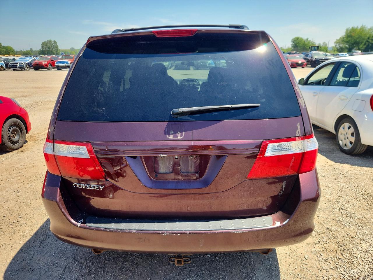 2007 Honda Odyssey Ex Burgundy vin: 5FNRL38497B503139