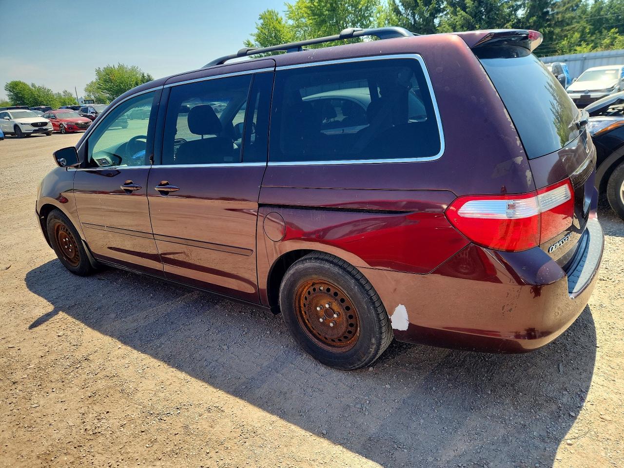 2007 Honda Odyssey Ex Burgundy vin: 5FNRL38497B503139