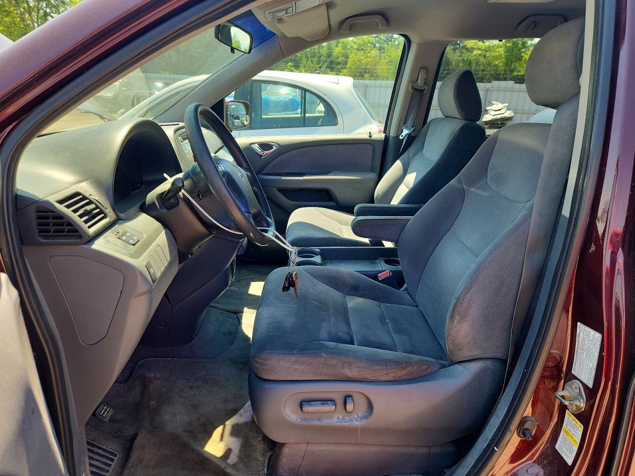 2007 Honda Odyssey Ex Burgundy vin: 5FNRL38497B503139