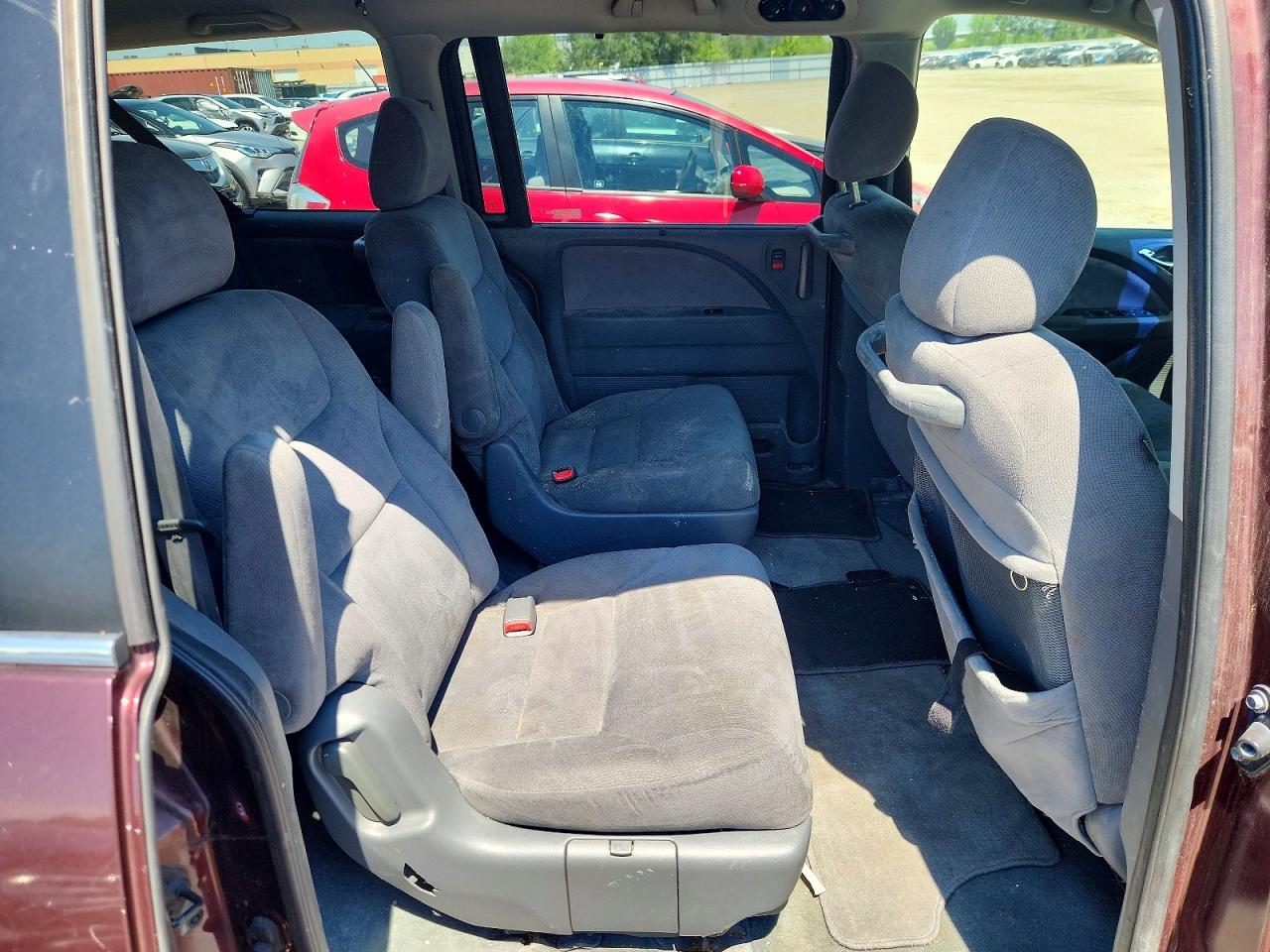 2007 Honda Odyssey Ex Burgundy vin: 5FNRL38497B503139