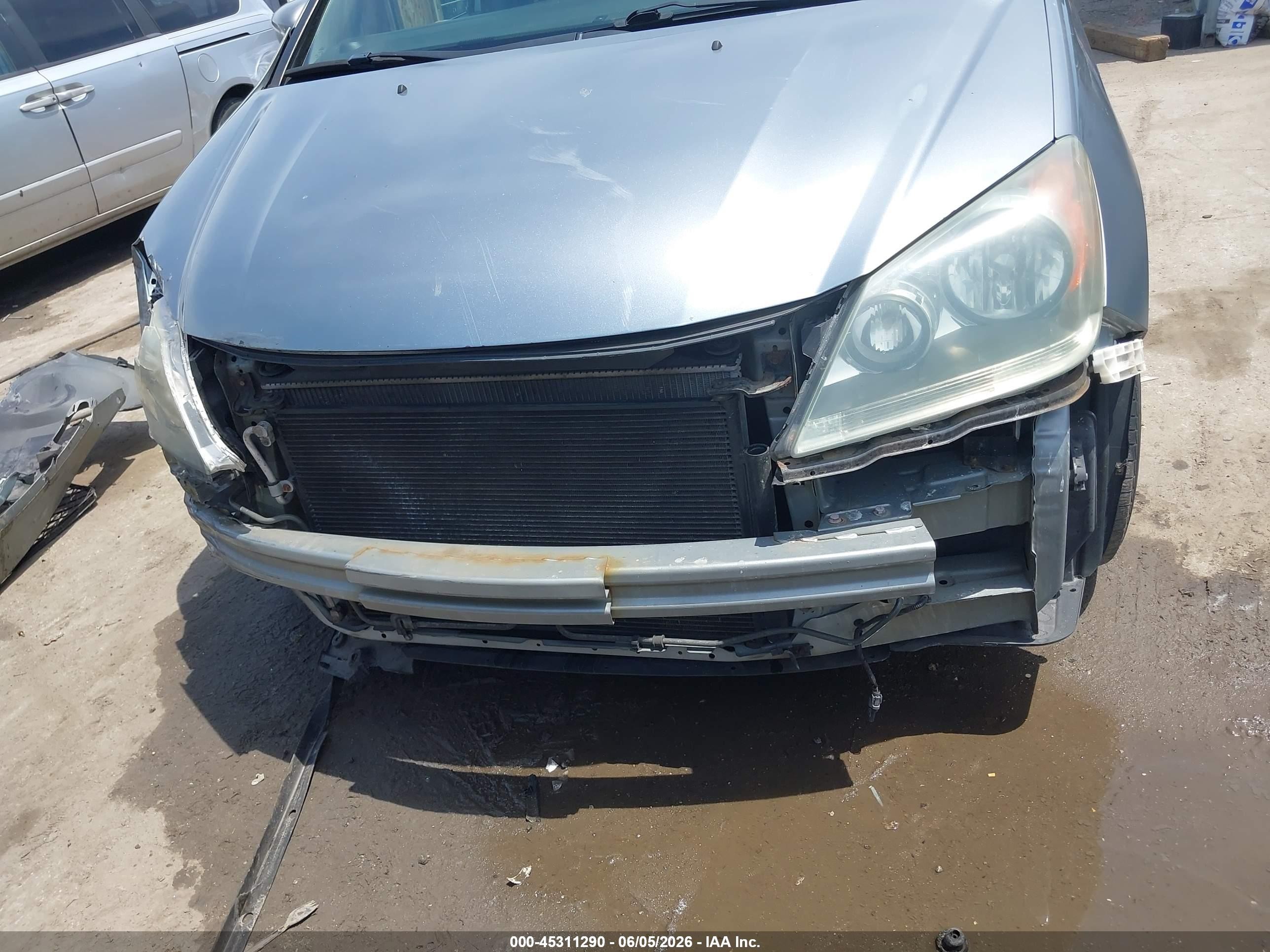 2008 Honda Odyssey Ex Silver vin: 5FNRL38498B010949