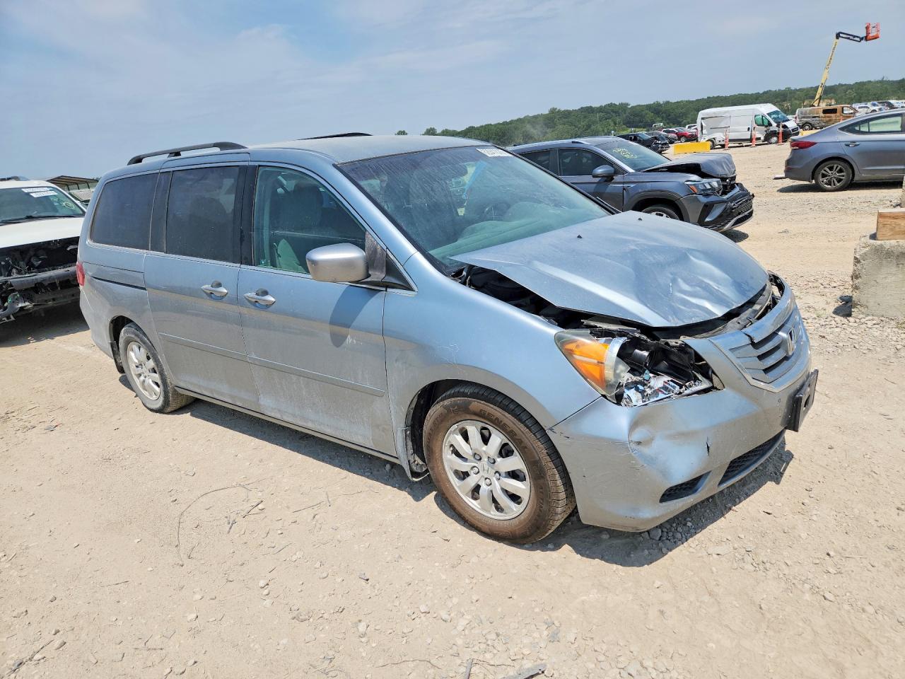 2008 Honda Odyssey Ex Blue vin: 5FNRL38498B017562