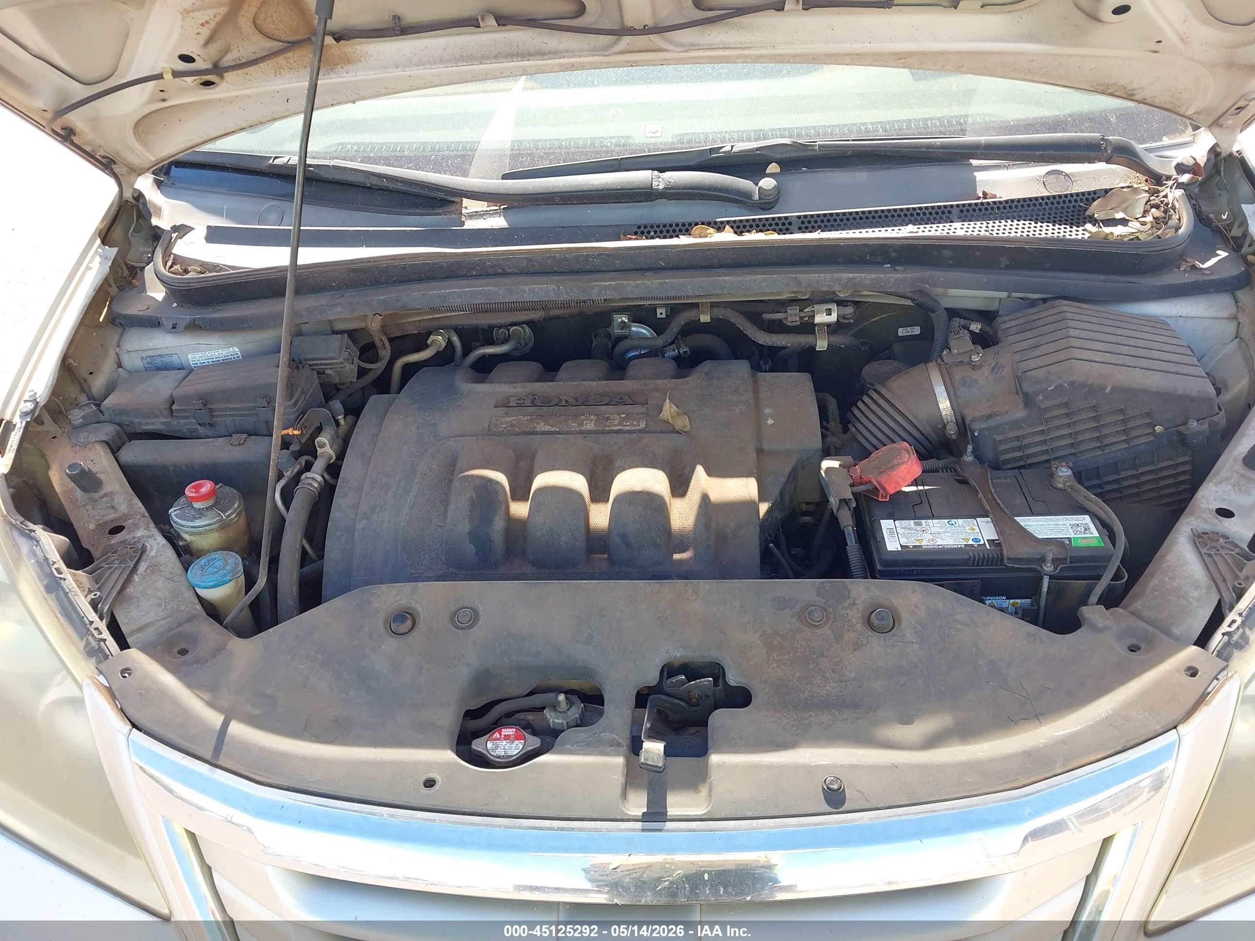 2008 Honda Odyssey Ex Silver vin: 5FNRL38498B018727