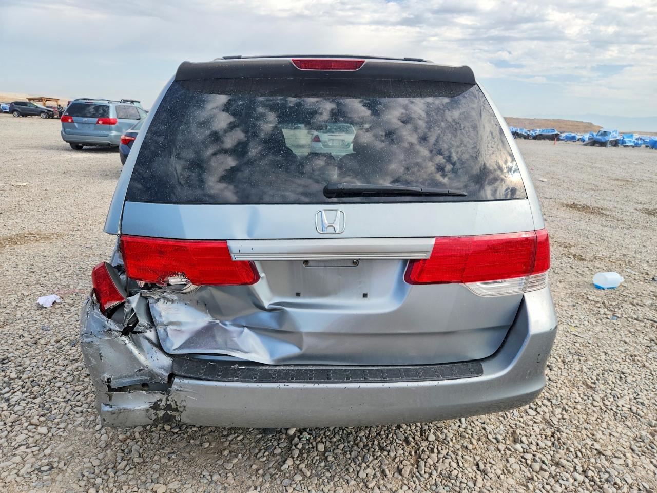 2008 Honda Odyssey Ex Silver vin: 5FNRL38498B029887