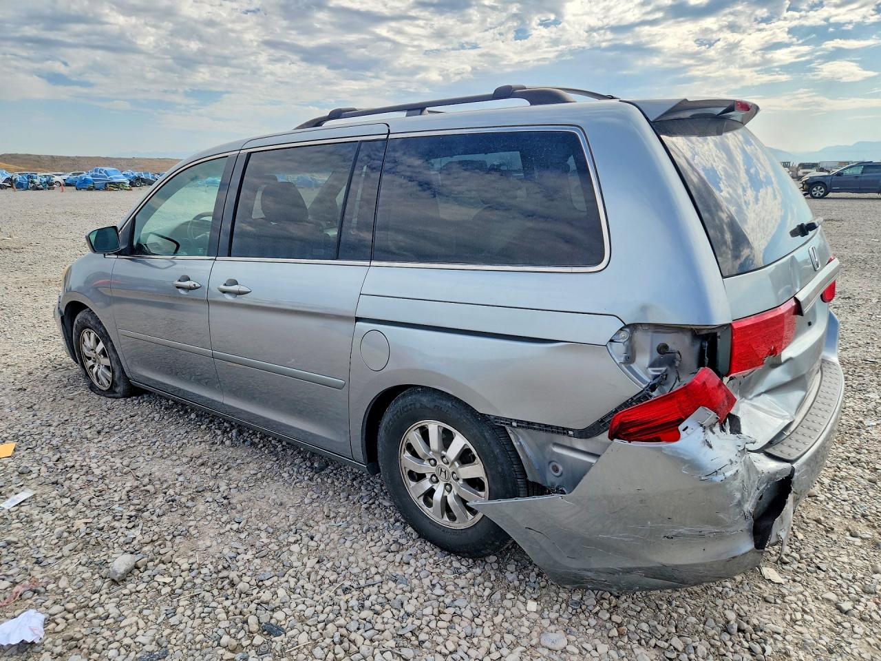 2008 Honda Odyssey Ex Silver vin: 5FNRL38498B029887