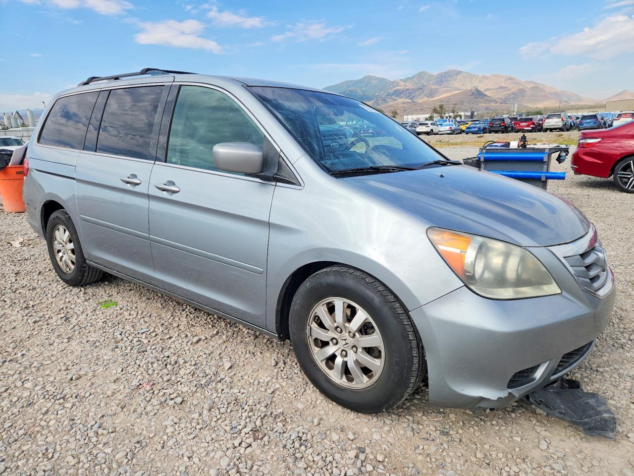 2008 Honda Odyssey Ex Silver vin: 5FNRL38498B029887