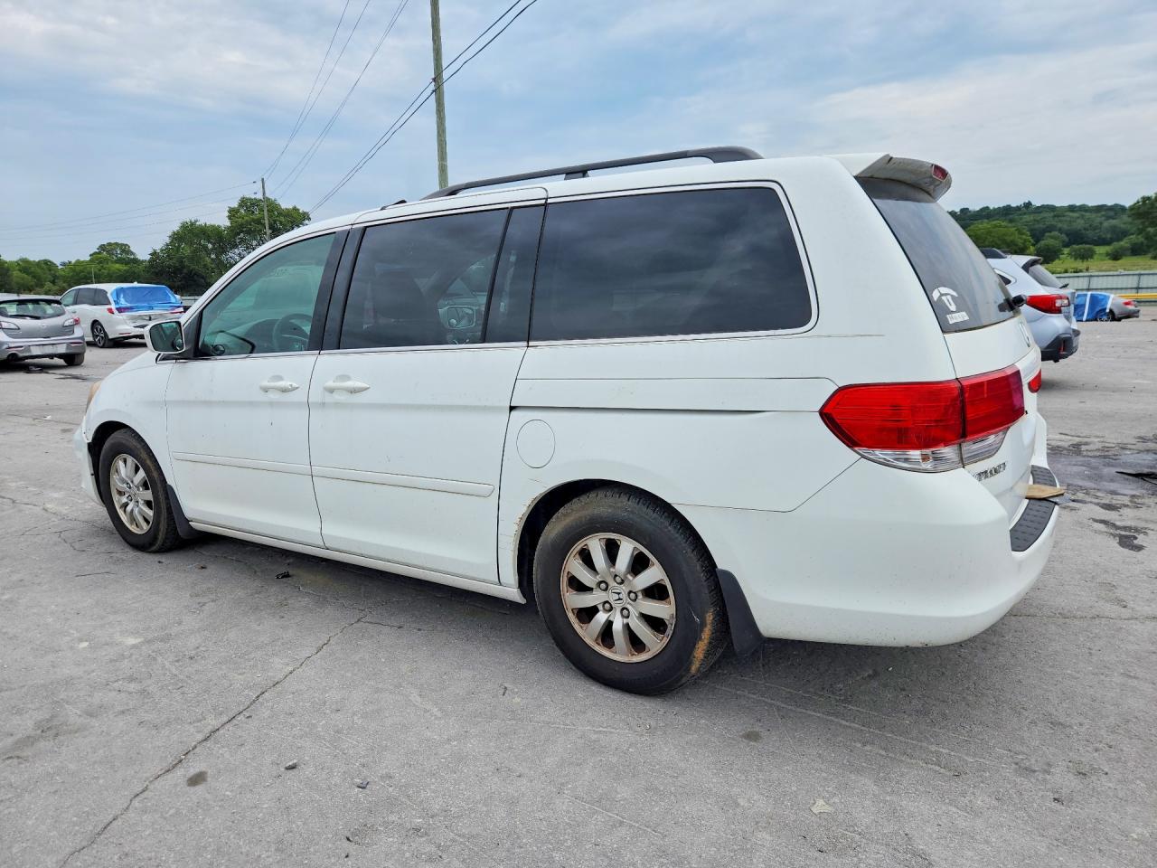 2008 Honda Odyssey Ex White vin: 5FNRL38498B079883
