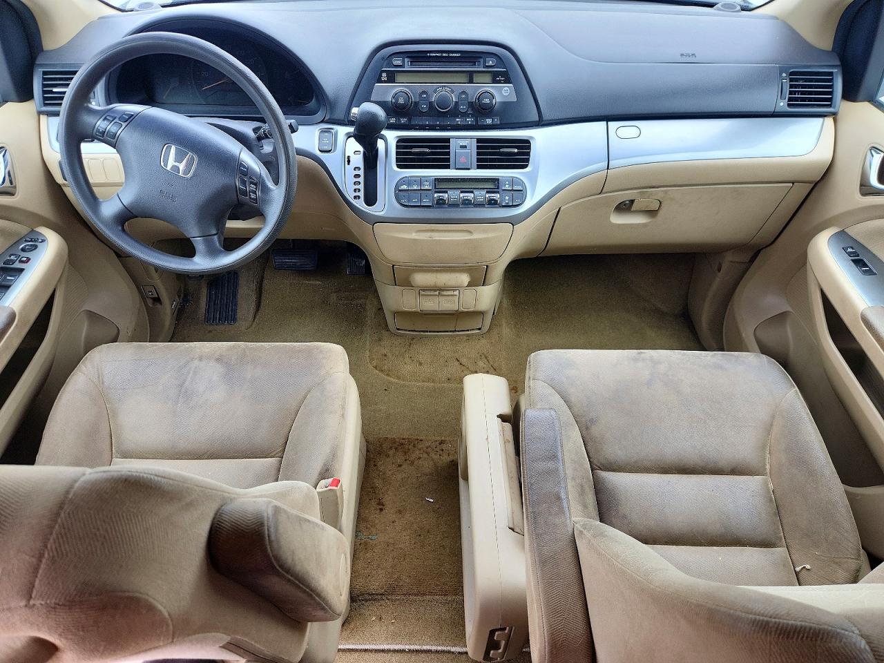 2008 Honda Odyssey Ex White vin: 5FNRL38498B079883
