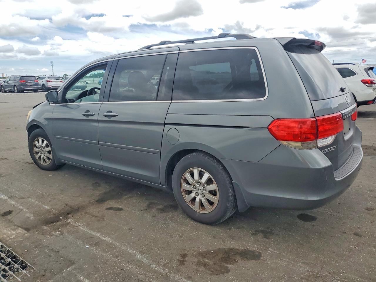 2008 Honda Odyssey Ex Gray vin: 5FNRL38498B410705