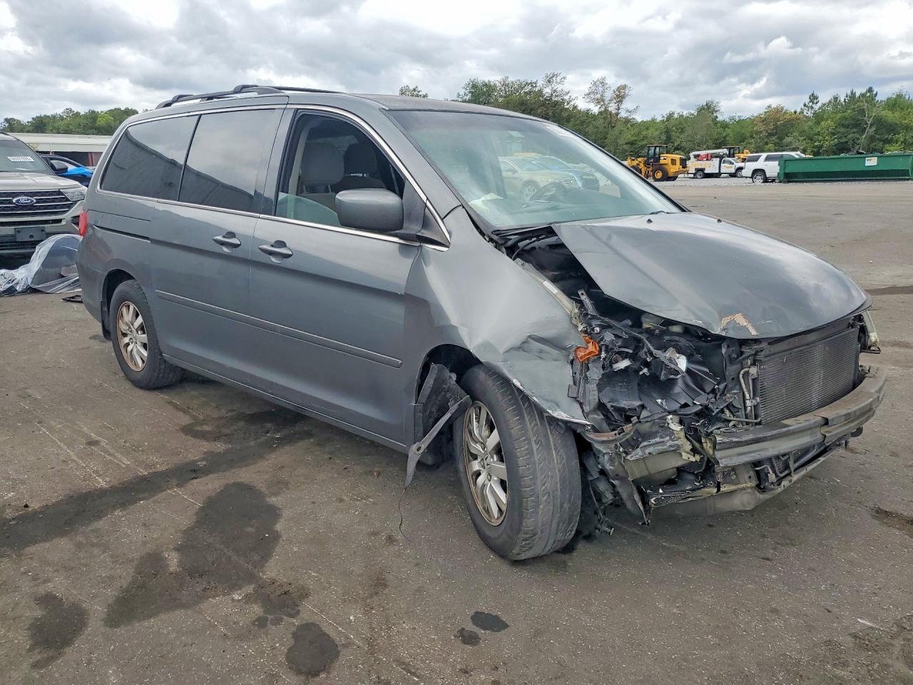 2008 Honda Odyssey Ex Gray vin: 5FNRL38498B410705