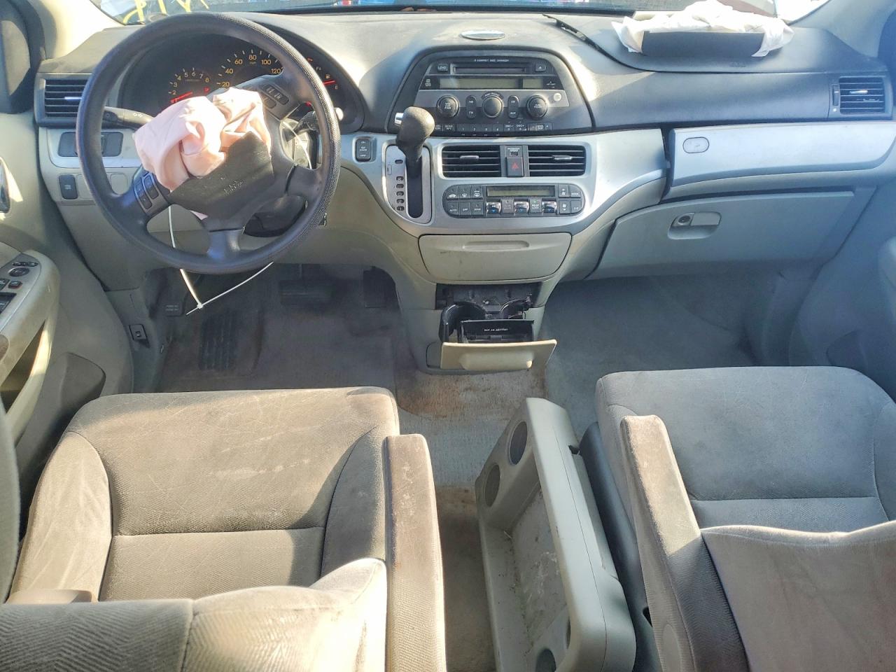 2008 Honda Odyssey Ex Gray vin: 5FNRL38498B410705