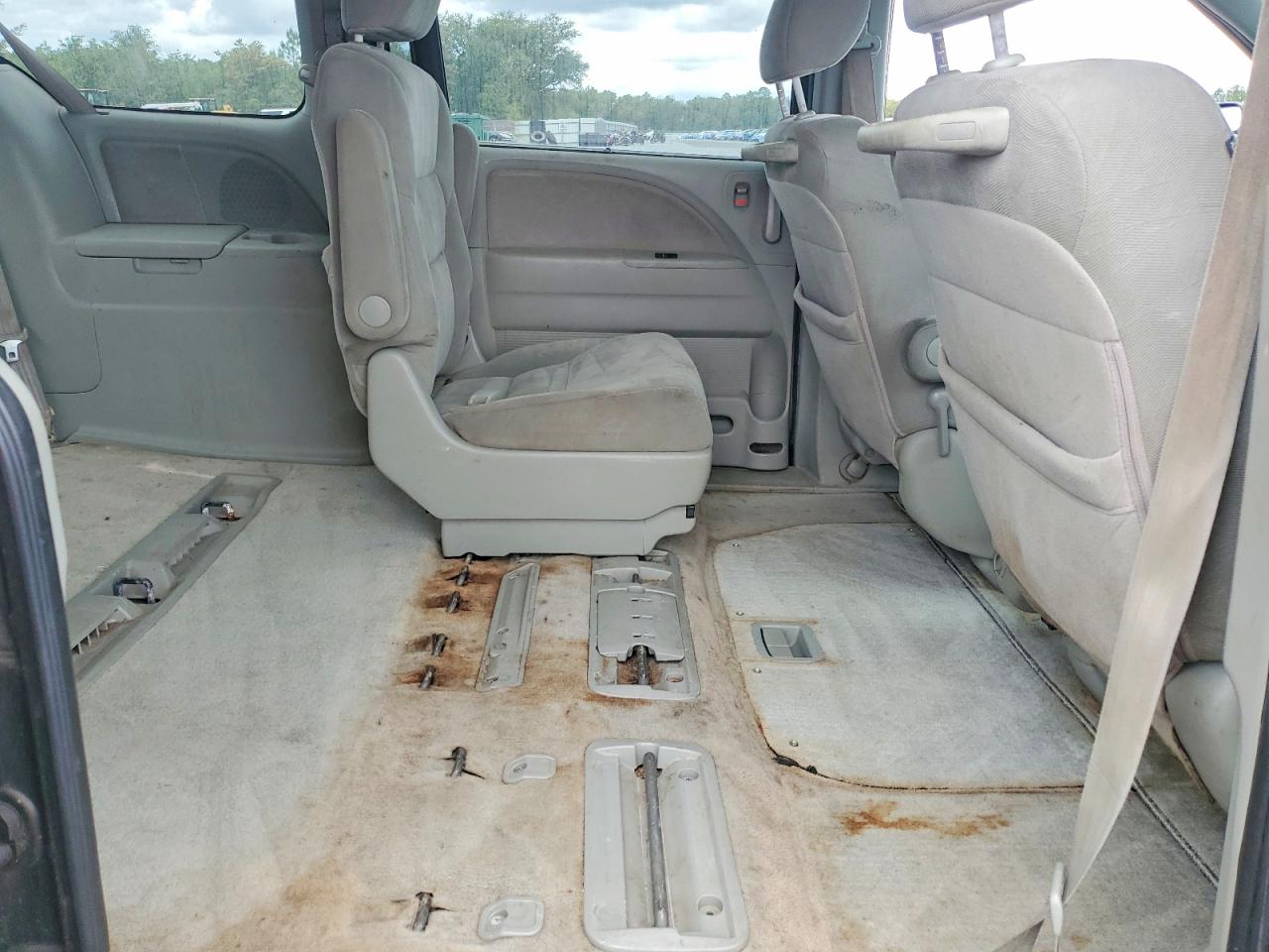 2008 Honda Odyssey Ex Gray vin: 5FNRL38498B410705