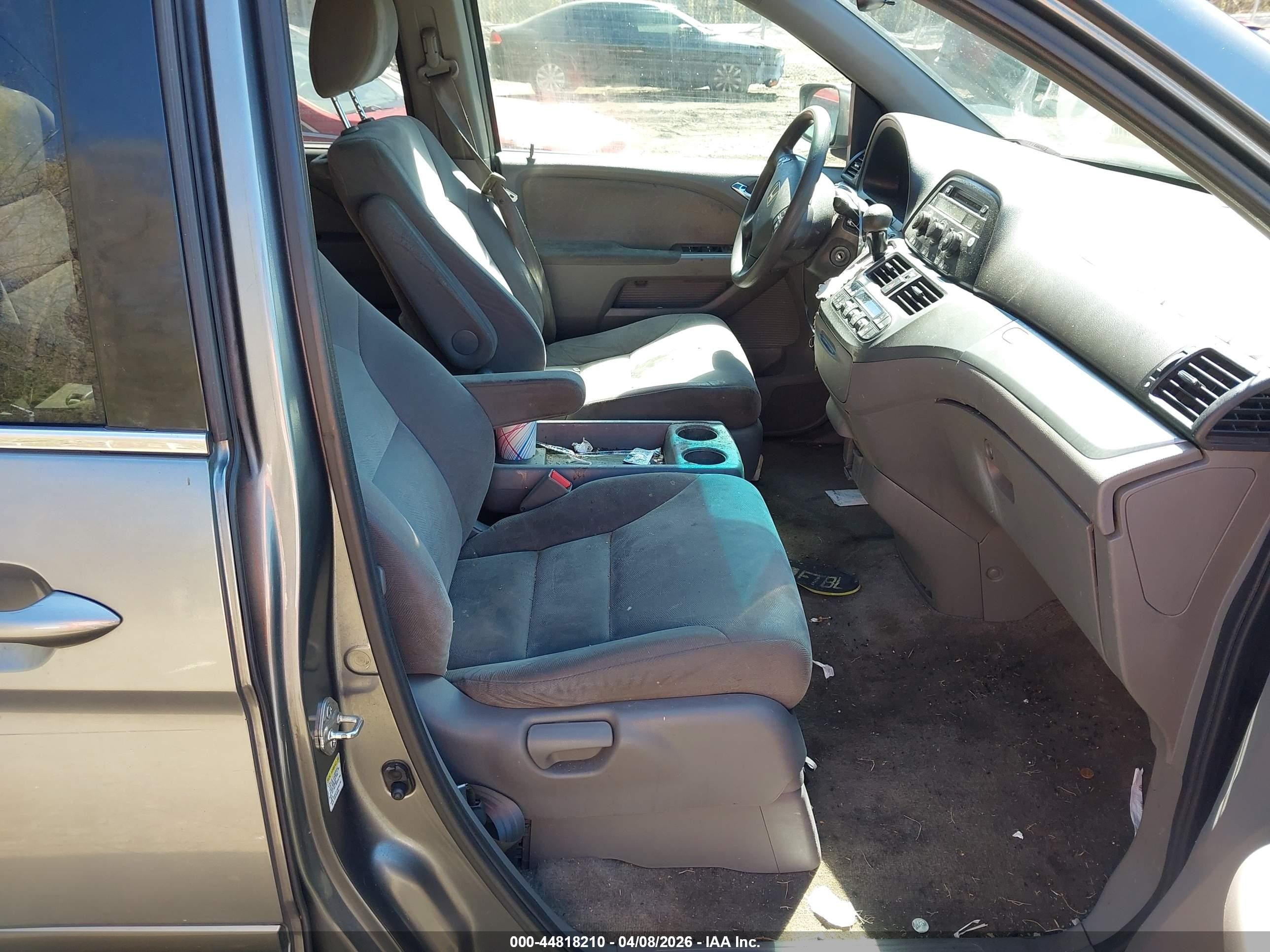 2009 Honda Odyssey Ex Gray vin: 5FNRL38499B022956