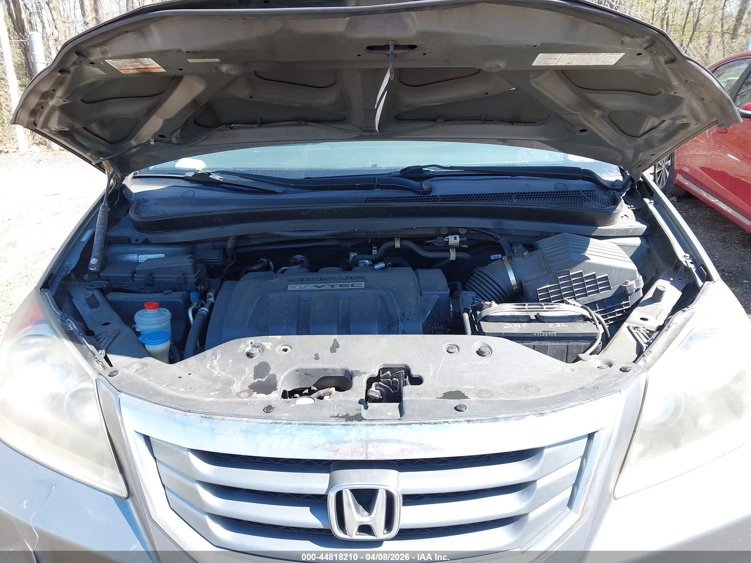 2009 Honda Odyssey Ex Gray vin: 5FNRL38499B022956