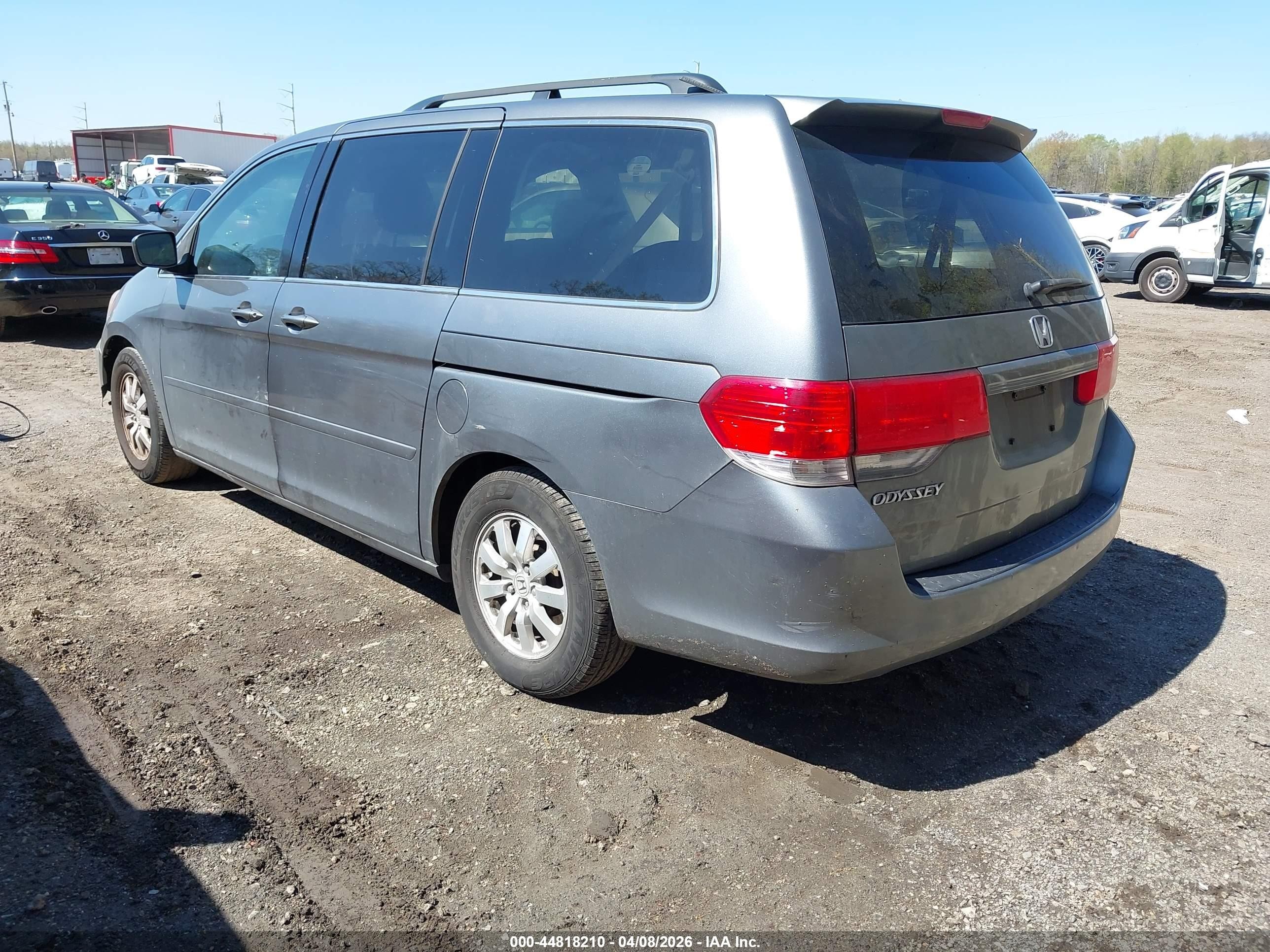 2009 Honda Odyssey Ex Gray vin: 5FNRL38499B022956