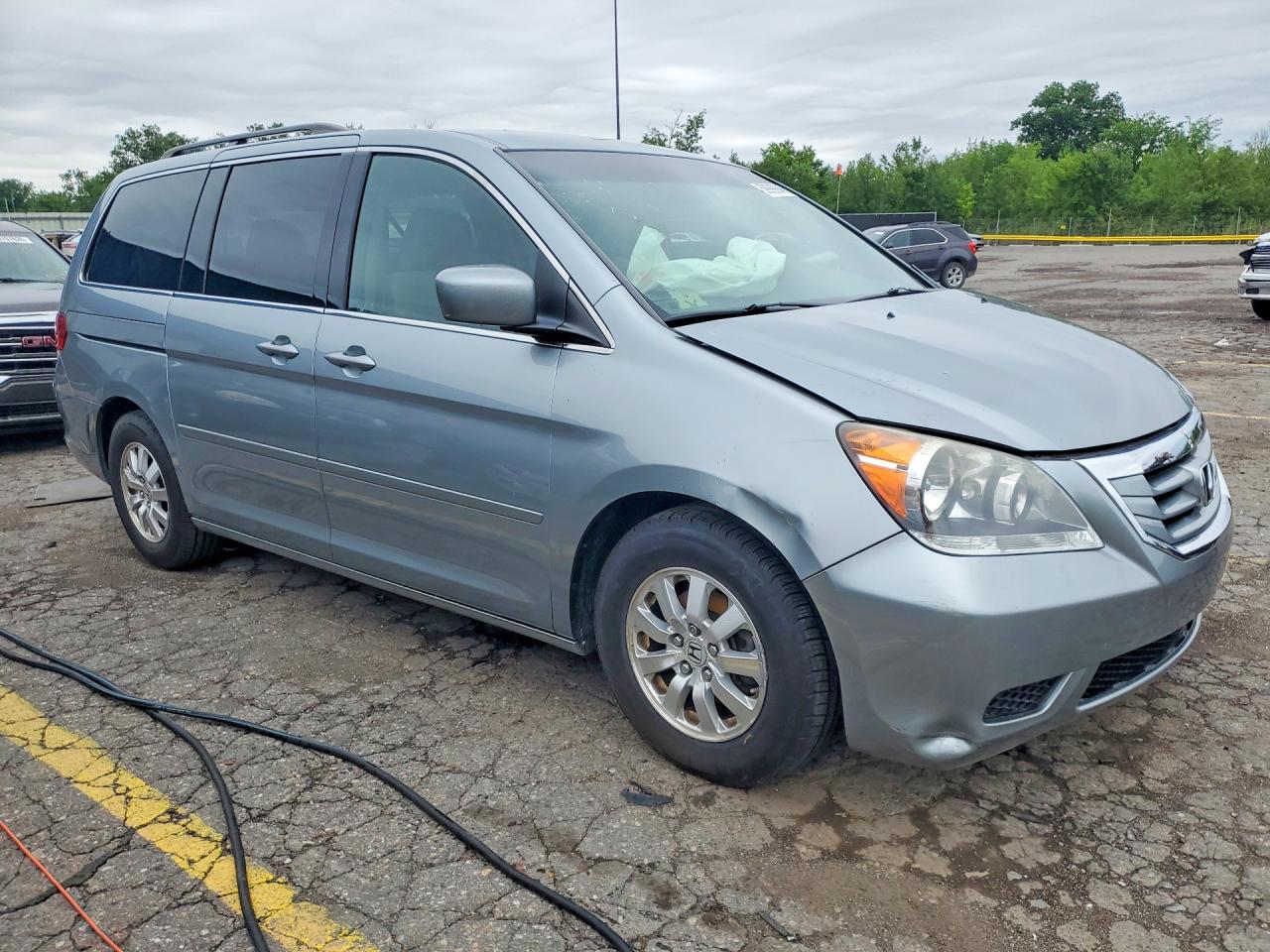 2009 Honda Odyssey Ex Silver vin: 5FNRL38499B047615