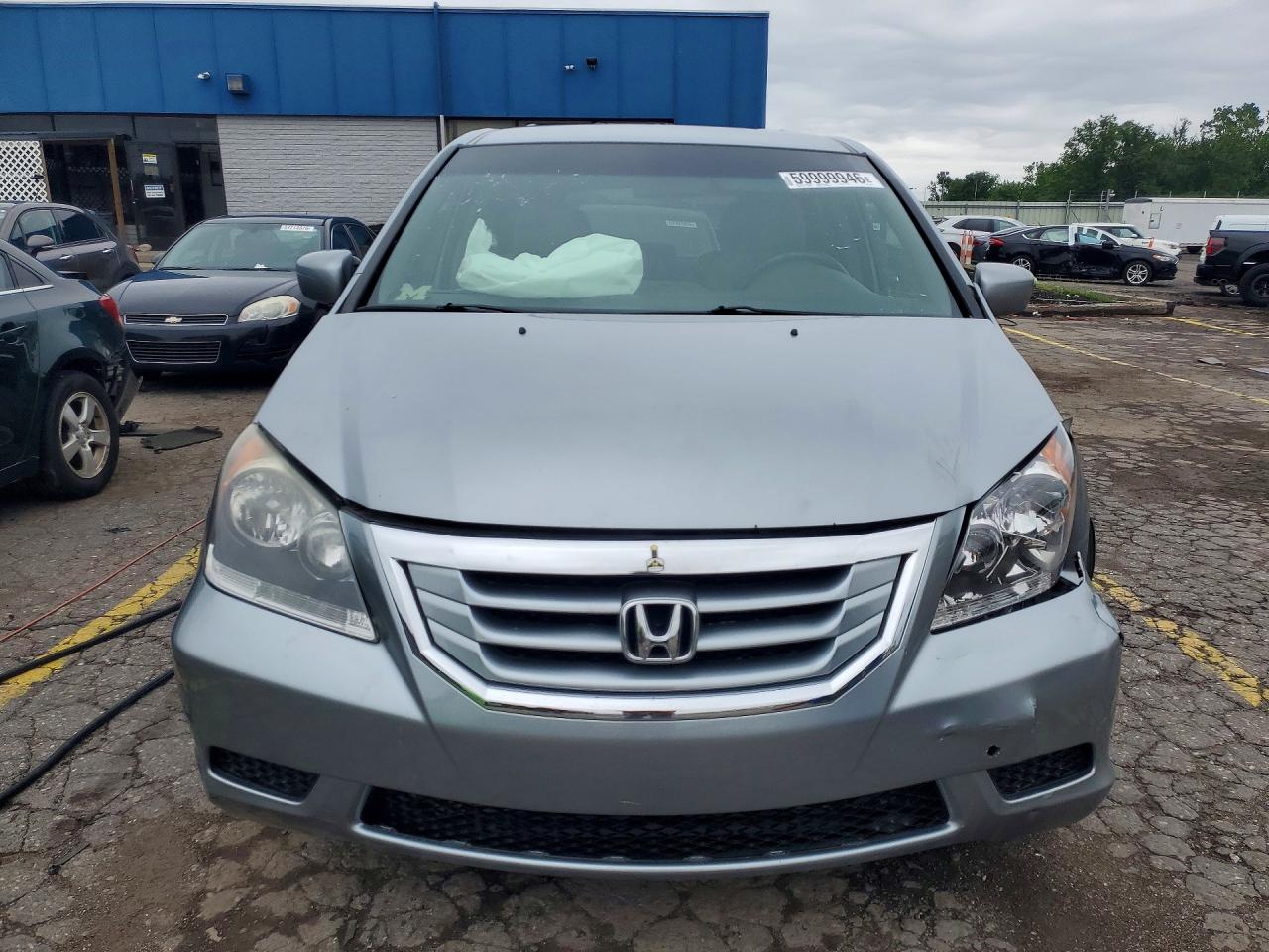 2009 Honda Odyssey Ex Silver vin: 5FNRL38499B047615