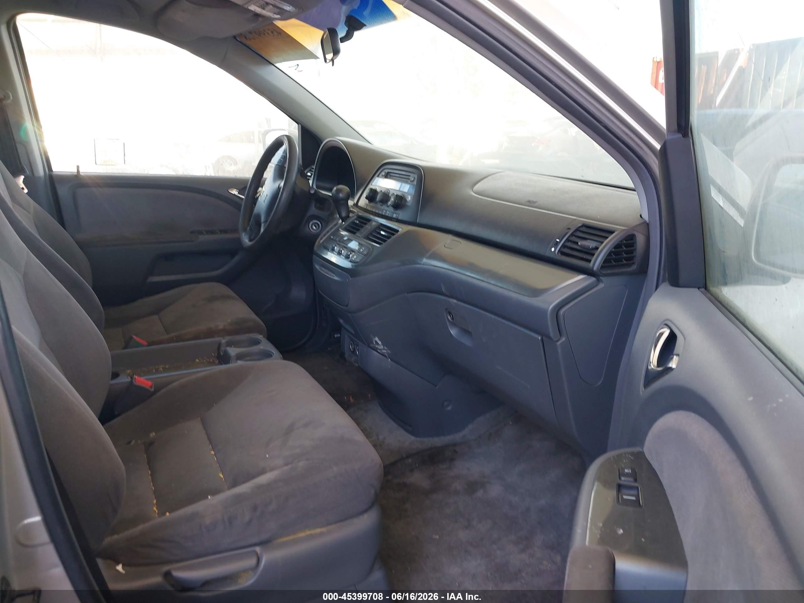 2005 Honda Odyssey Ex Серебряный vin: 5FNRL384X5B029067