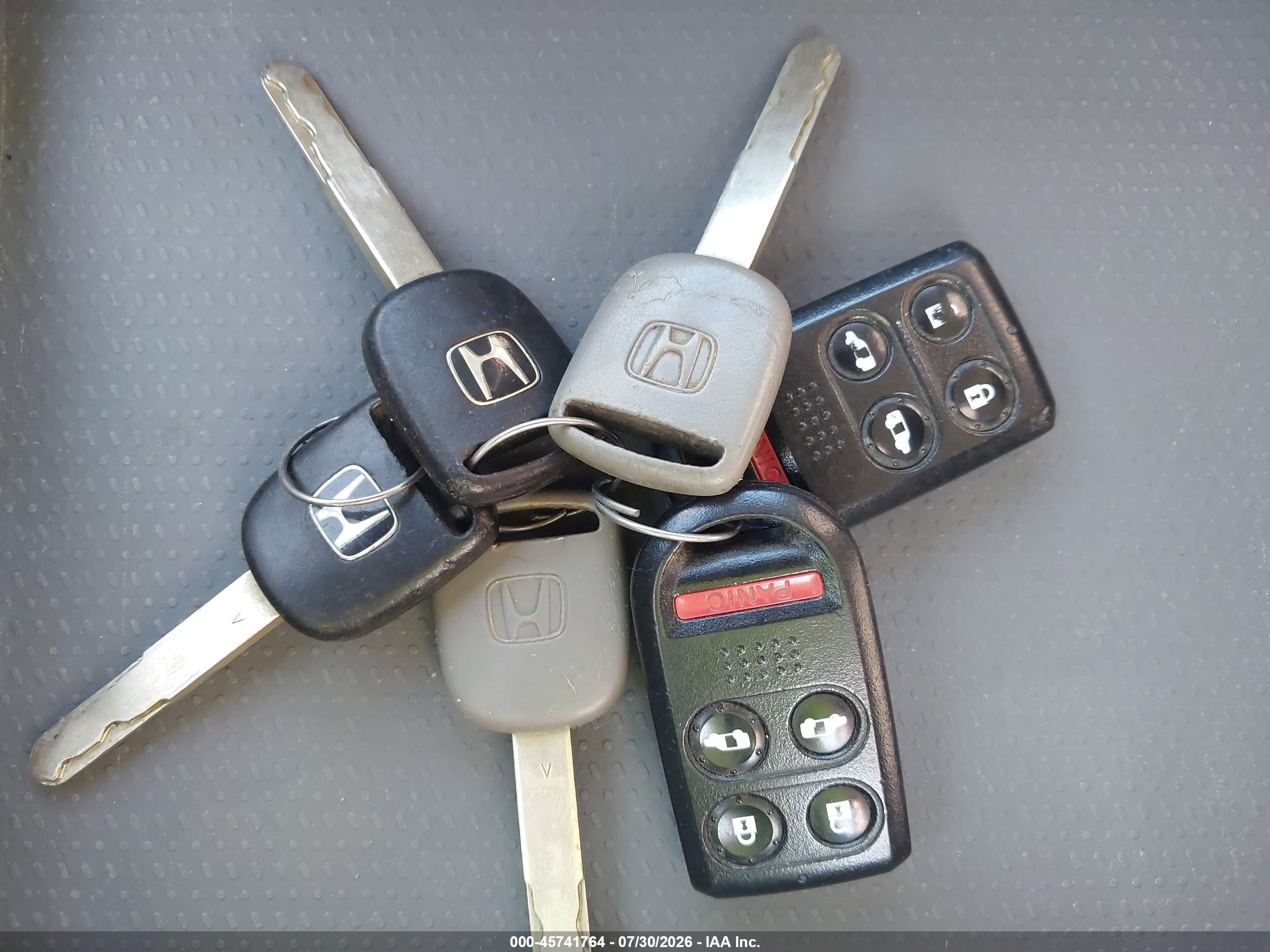 2005 Honda Odyssey Ex Gray vin: 5FNRL384X5B054437