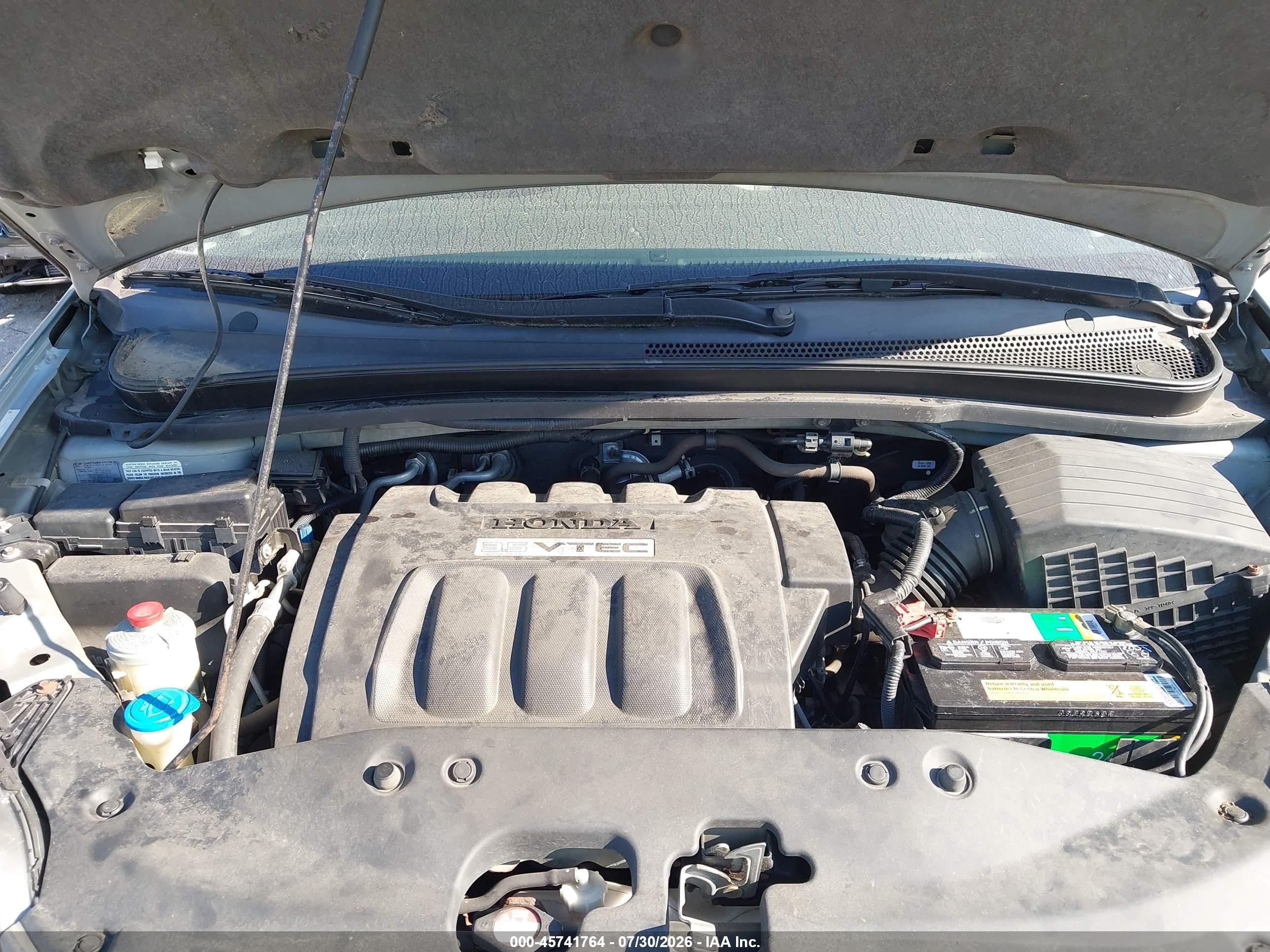 2005 Honda Odyssey Ex Gray vin: 5FNRL384X5B054437