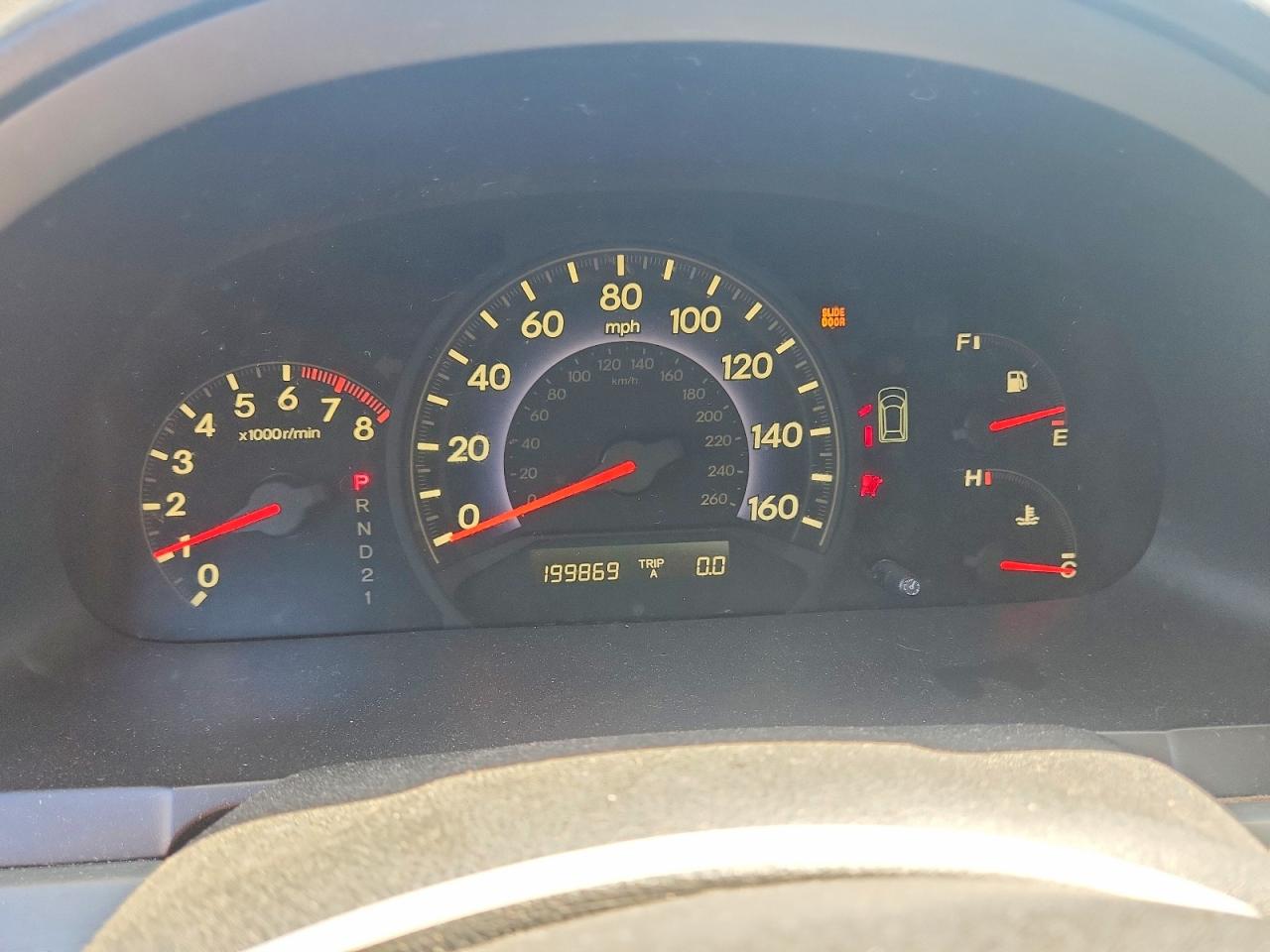 2005 Honda Odyssey Ex Blue vin: 5FNRL384X5B125779