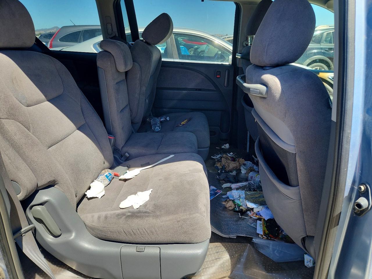 2005 Honda Odyssey Ex Blue vin: 5FNRL384X5B125779