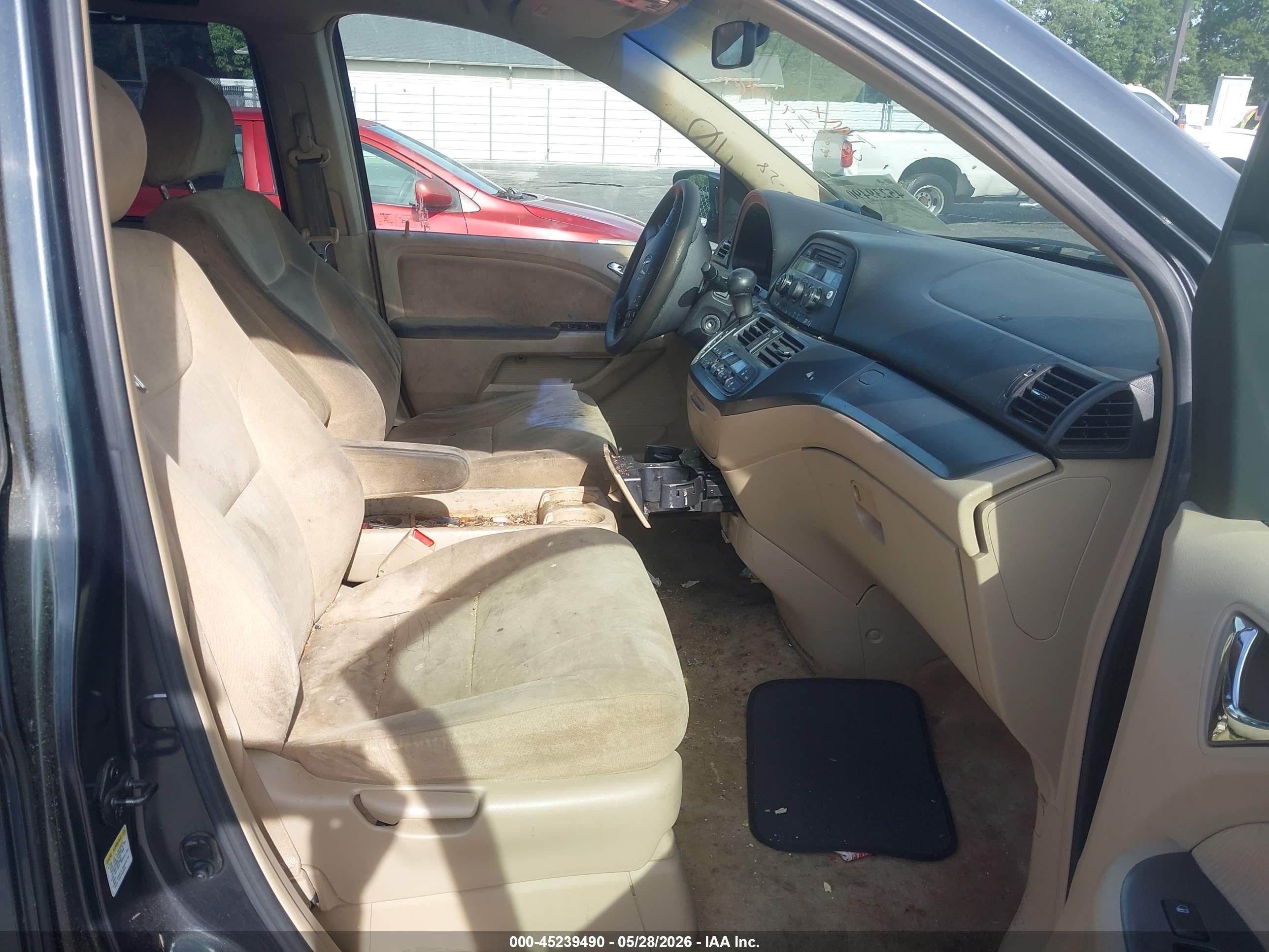 2005 Honda Odyssey Ex Gray vin: 5FNRL384X5B411003