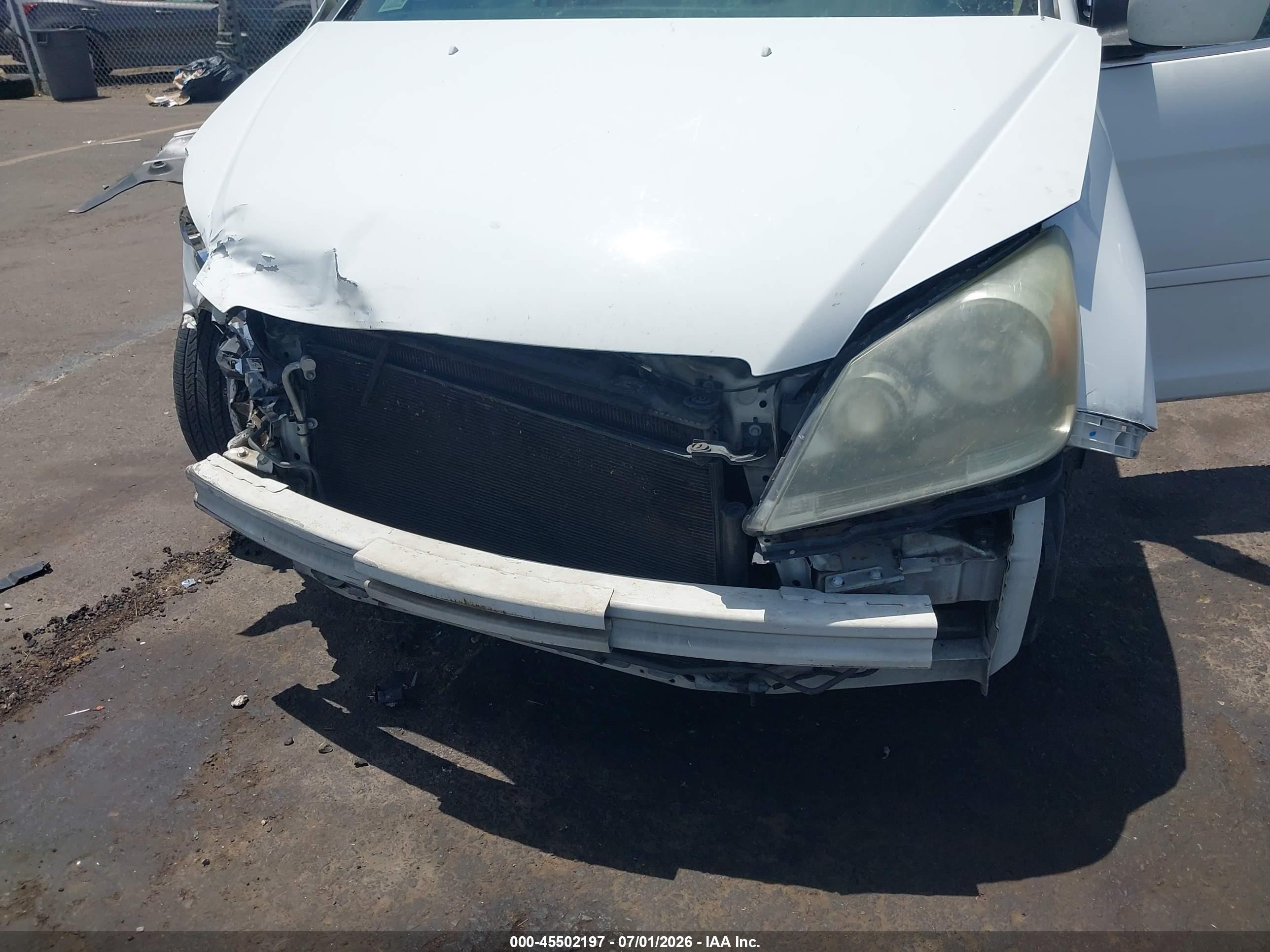 2005 Honda Odyssey Ex Белый vin: 5FNRL384X5B411793