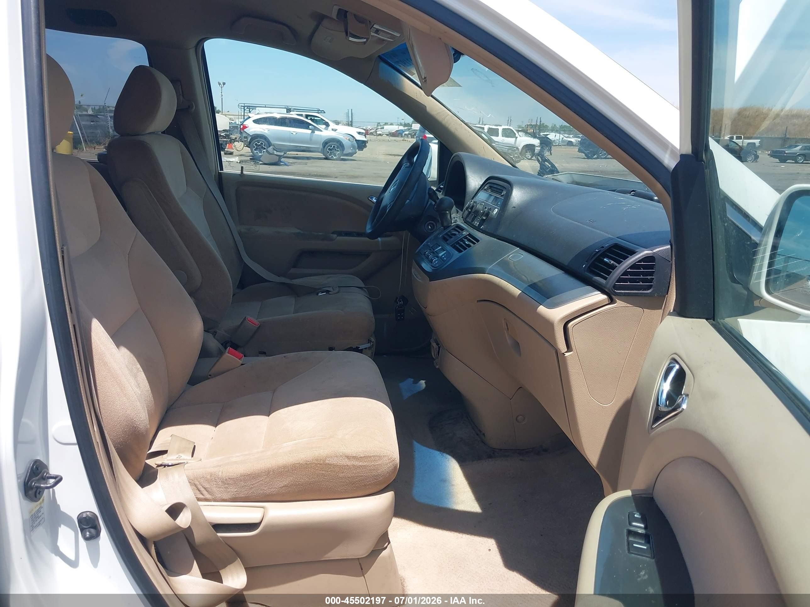 2005 Honda Odyssey Ex Белый vin: 5FNRL384X5B411793