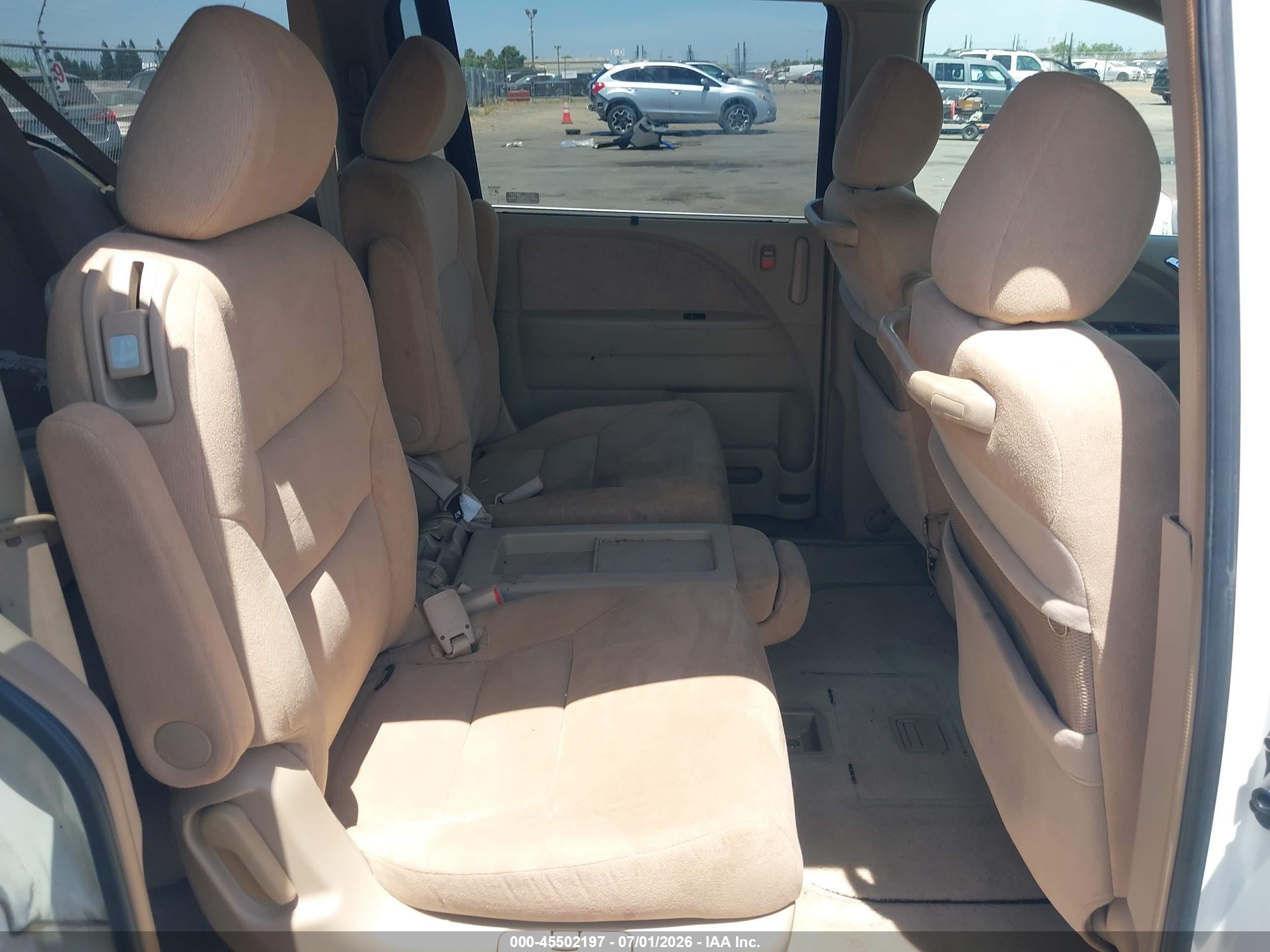 2005 Honda Odyssey Ex Белый vin: 5FNRL384X5B411793