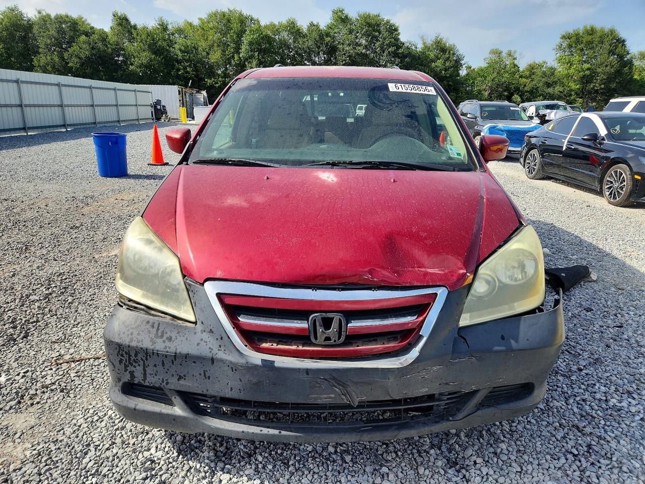 2006 Honda Odyssey Ex Maroon vin: 5FNRL384X6B079159