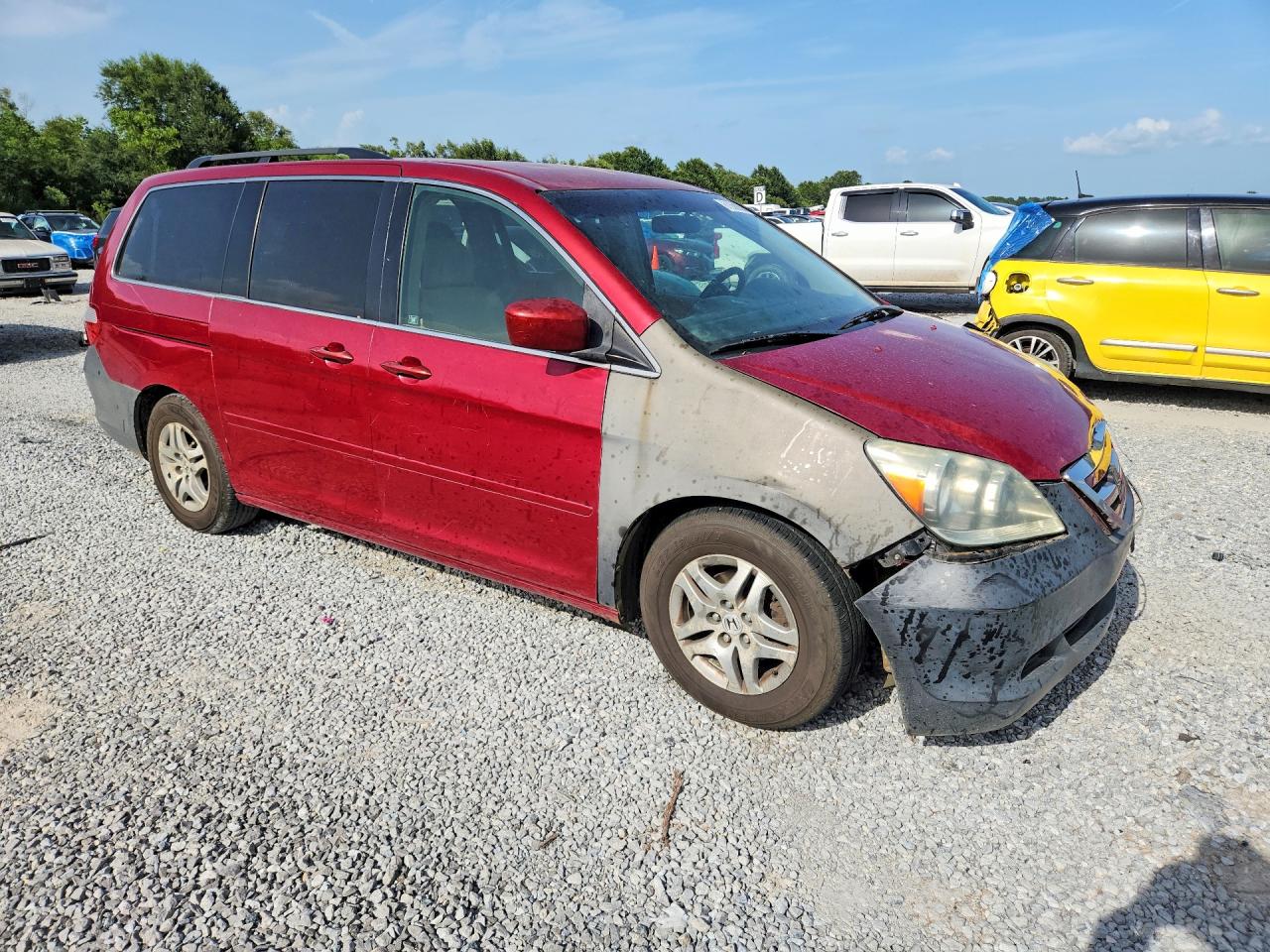 2006 Honda Odyssey Ex Maroon vin: 5FNRL384X6B079159