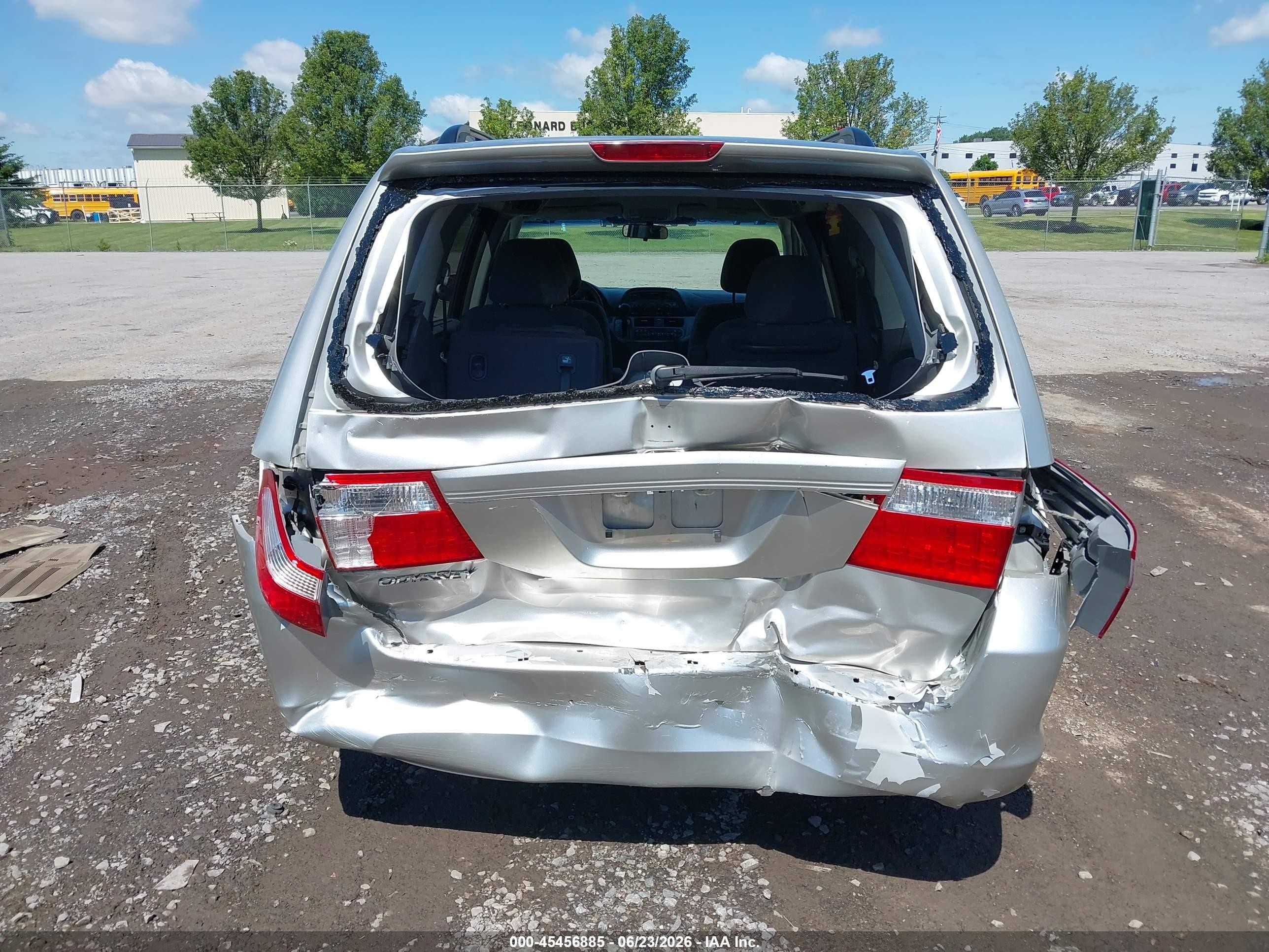 2006 Honda Odyssey Ex Silver vin: 5FNRL384X6B405204