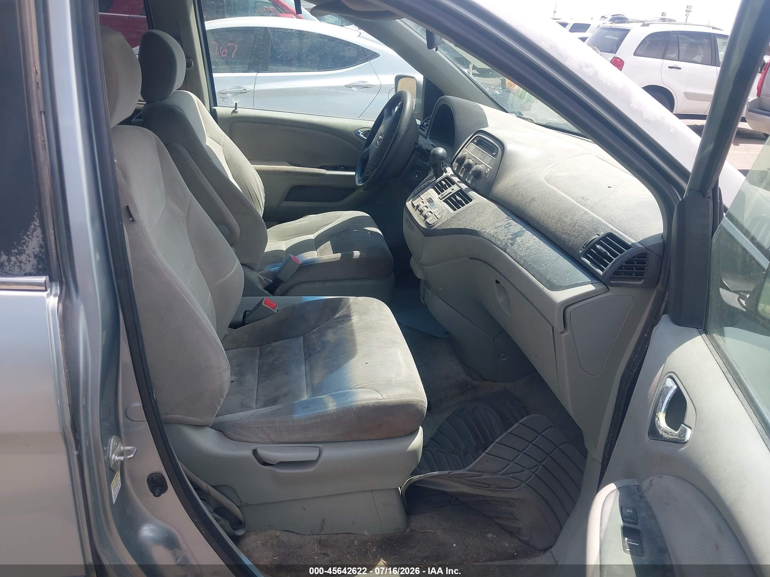 2007 Honda Odyssey Ex Gray vin: 5FNRL384X7B013857