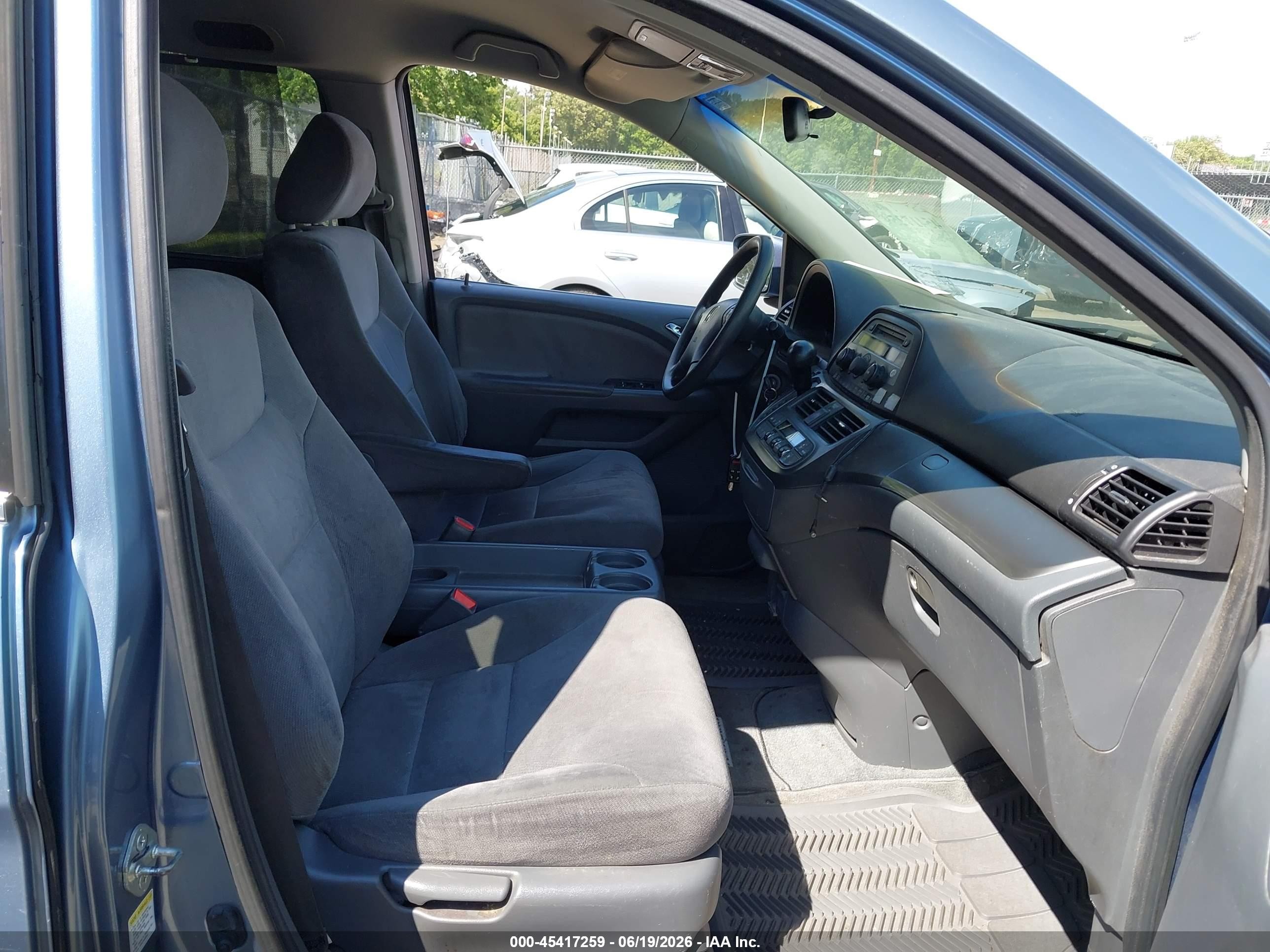 2007 Honda Odyssey Ex Blue vin: 5FNRL384X7B075873