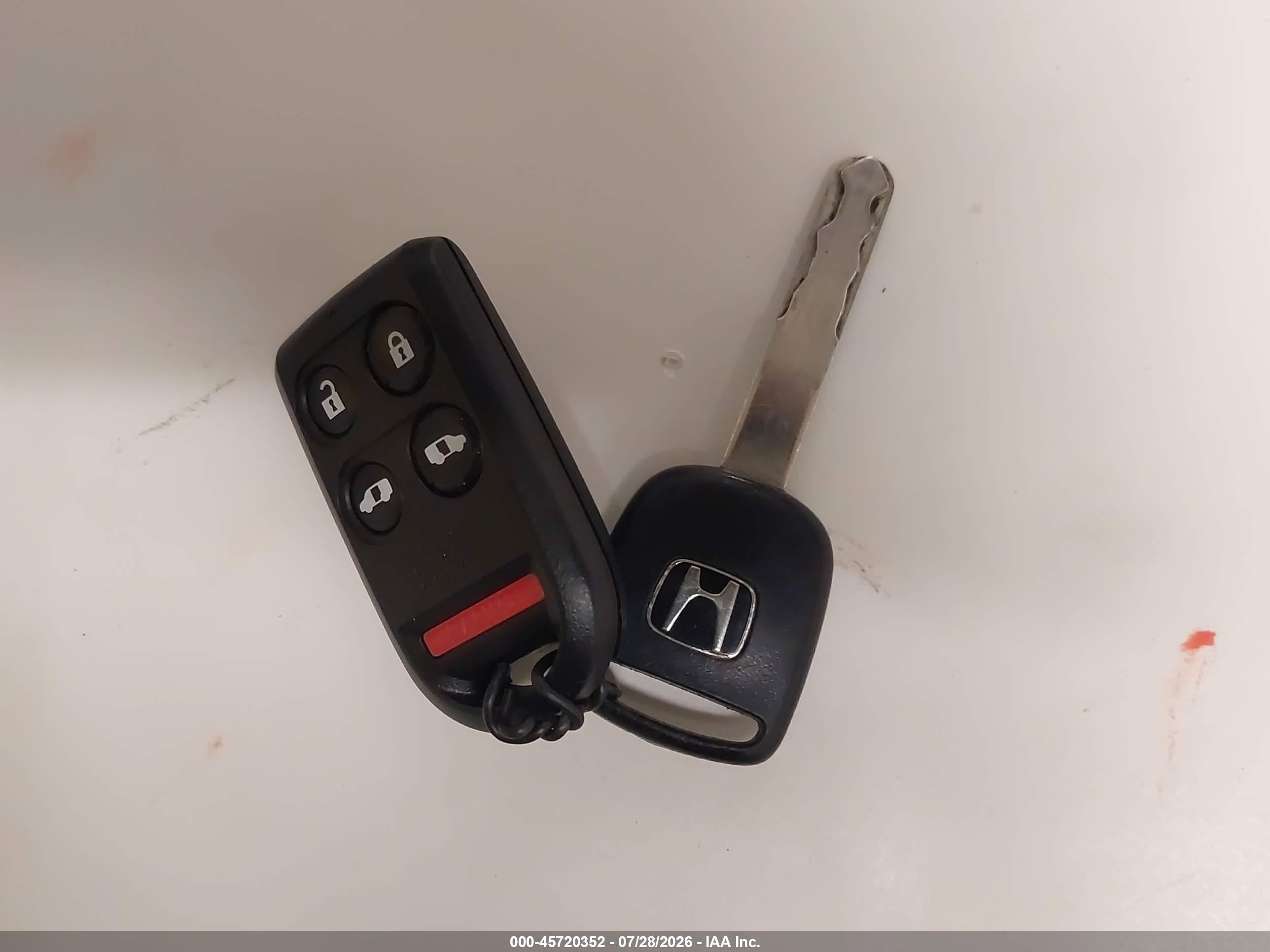 2007 Honda Odyssey Ex Синий vin: 5FNRL384X7B100710