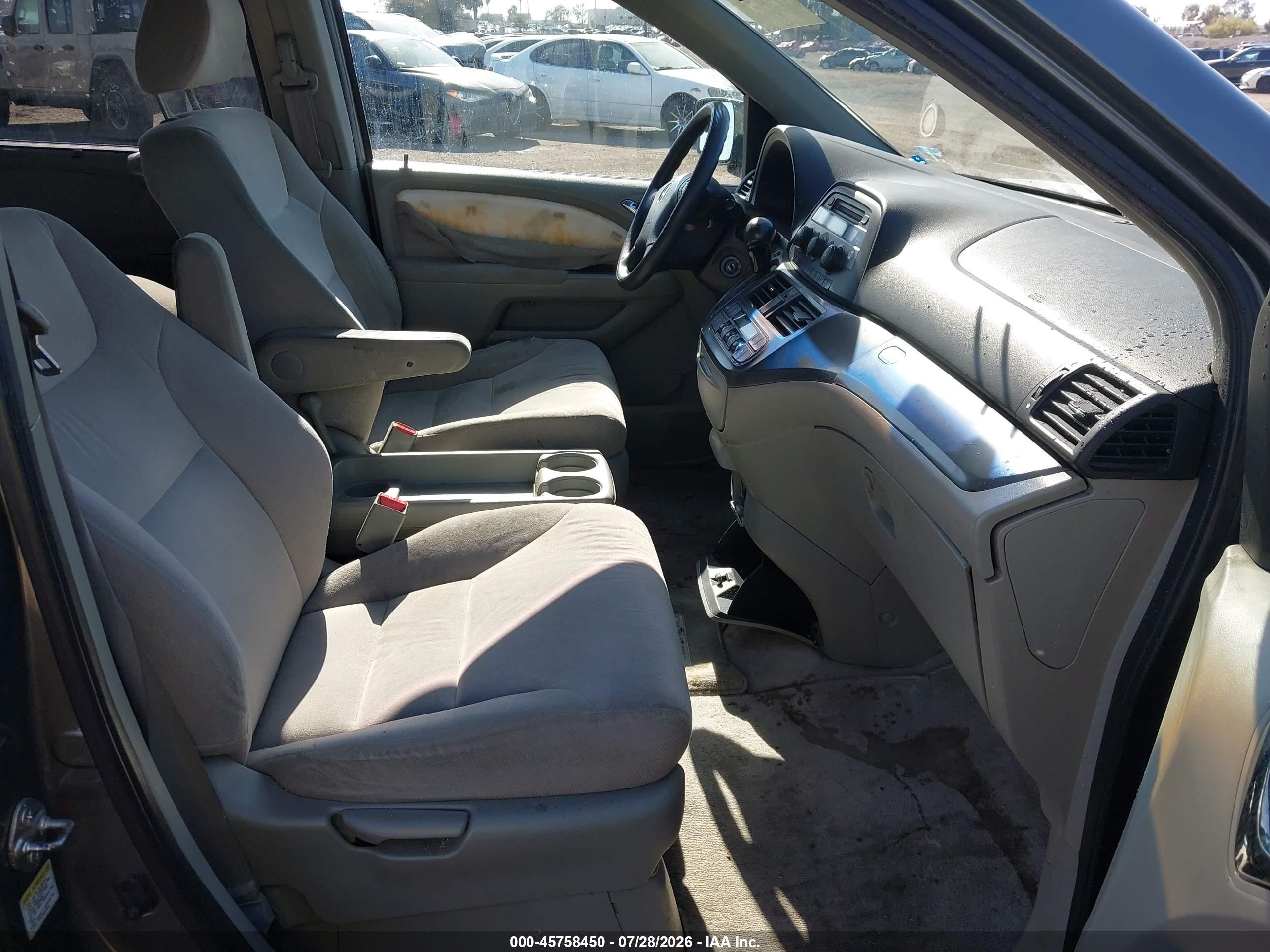 2007 Honda Odyssey Ex Серый vin: 5FNRL384X7B431013