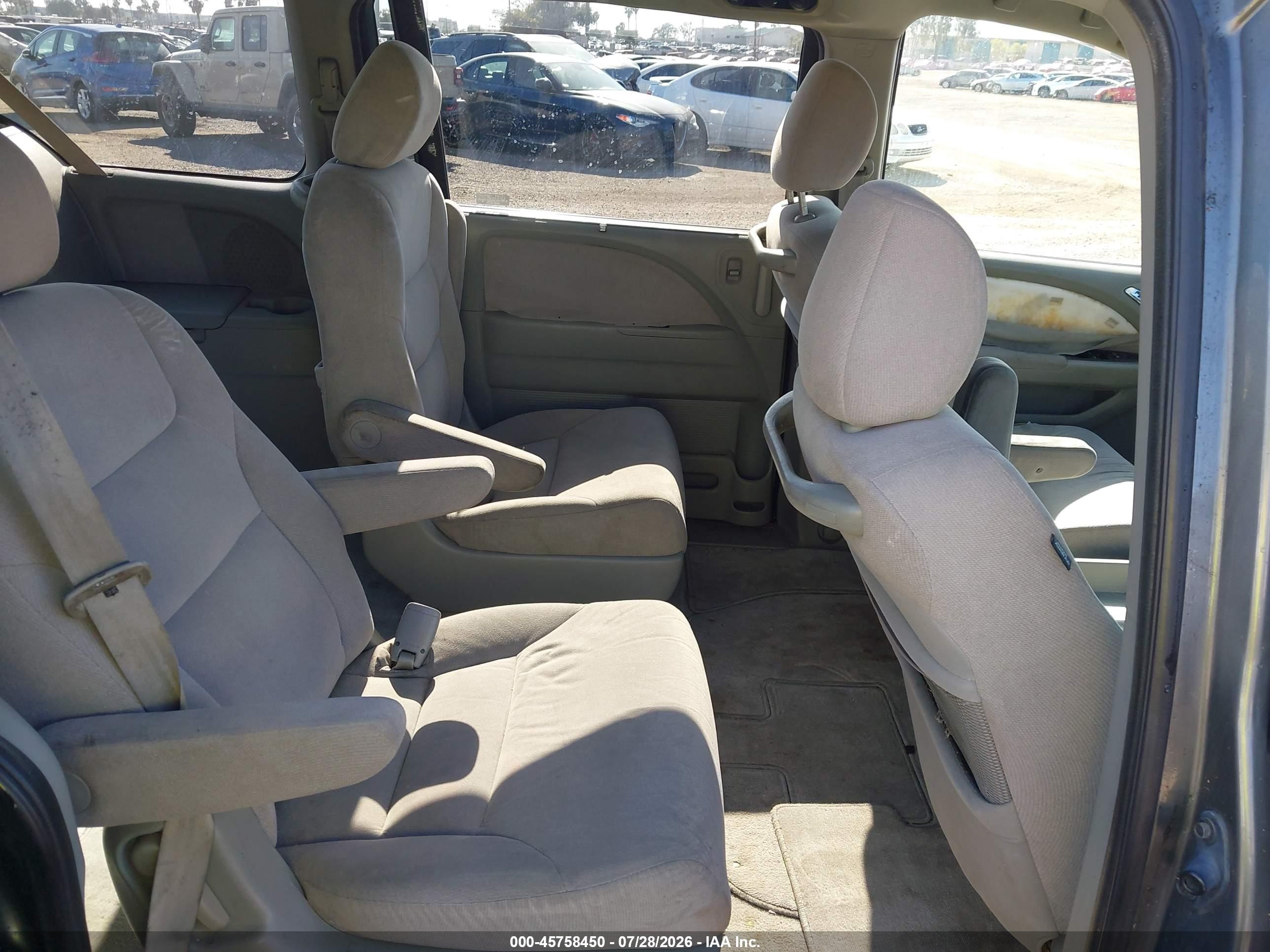 2007 Honda Odyssey Ex Серый vin: 5FNRL384X7B431013