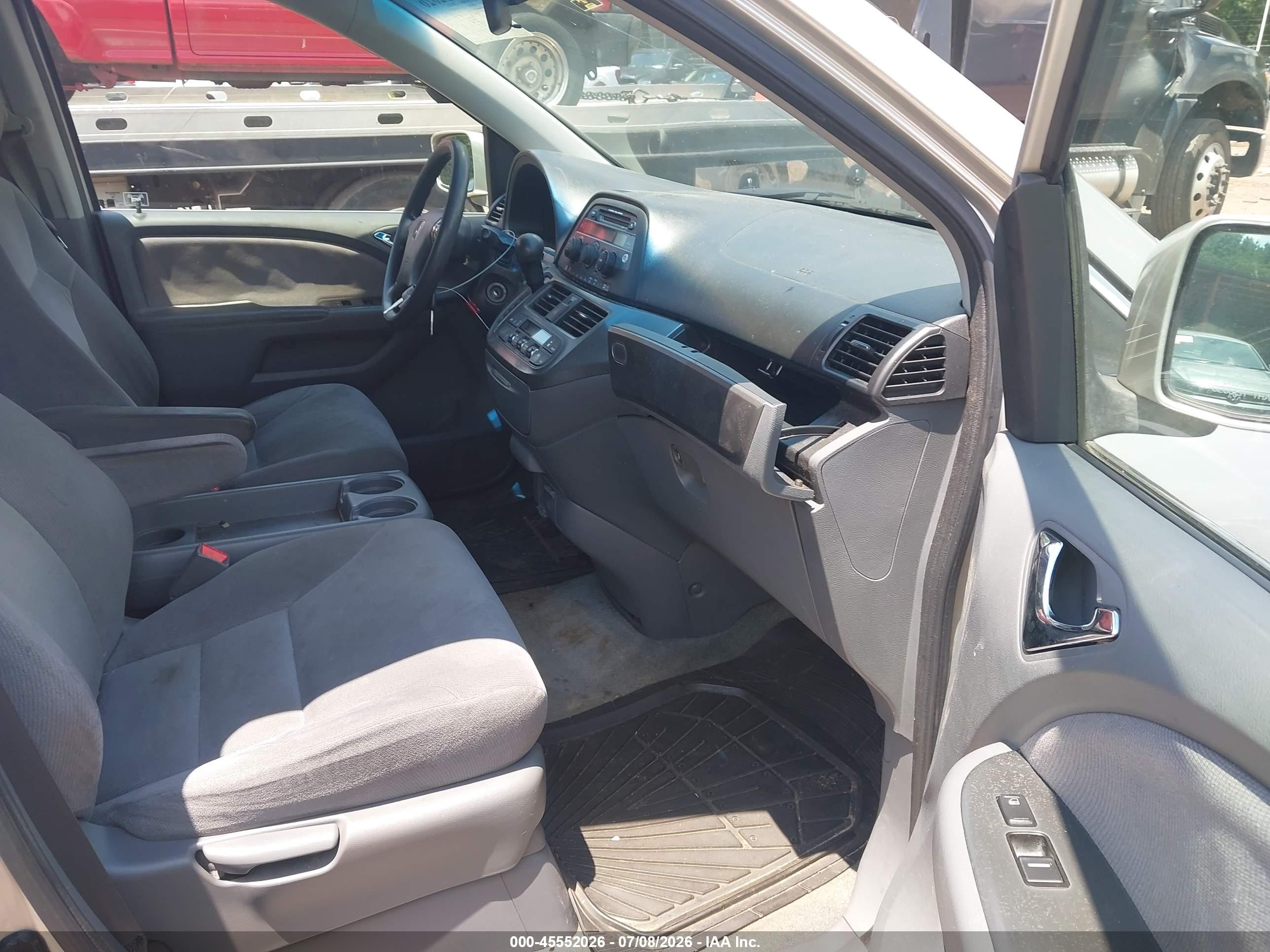 2007 Honda Odyssey Ex Silver vin: 5FNRL384X7B447227