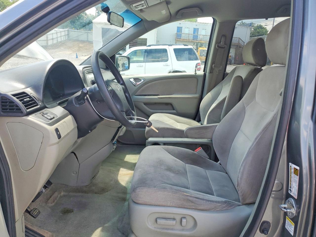 2007 Honda Odyssey Ex Gray vin: 5FNRL384X7B459247