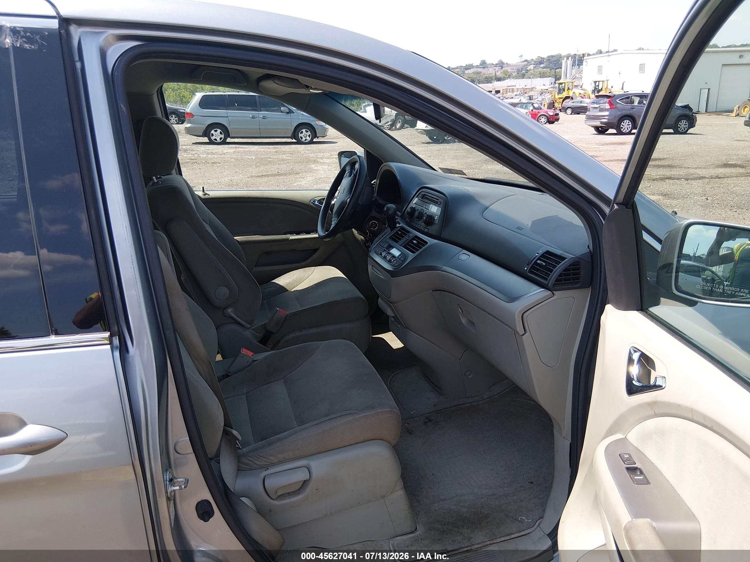 2008 Honda Odyssey Ex Blue vin: 5FNRL384X8B005503