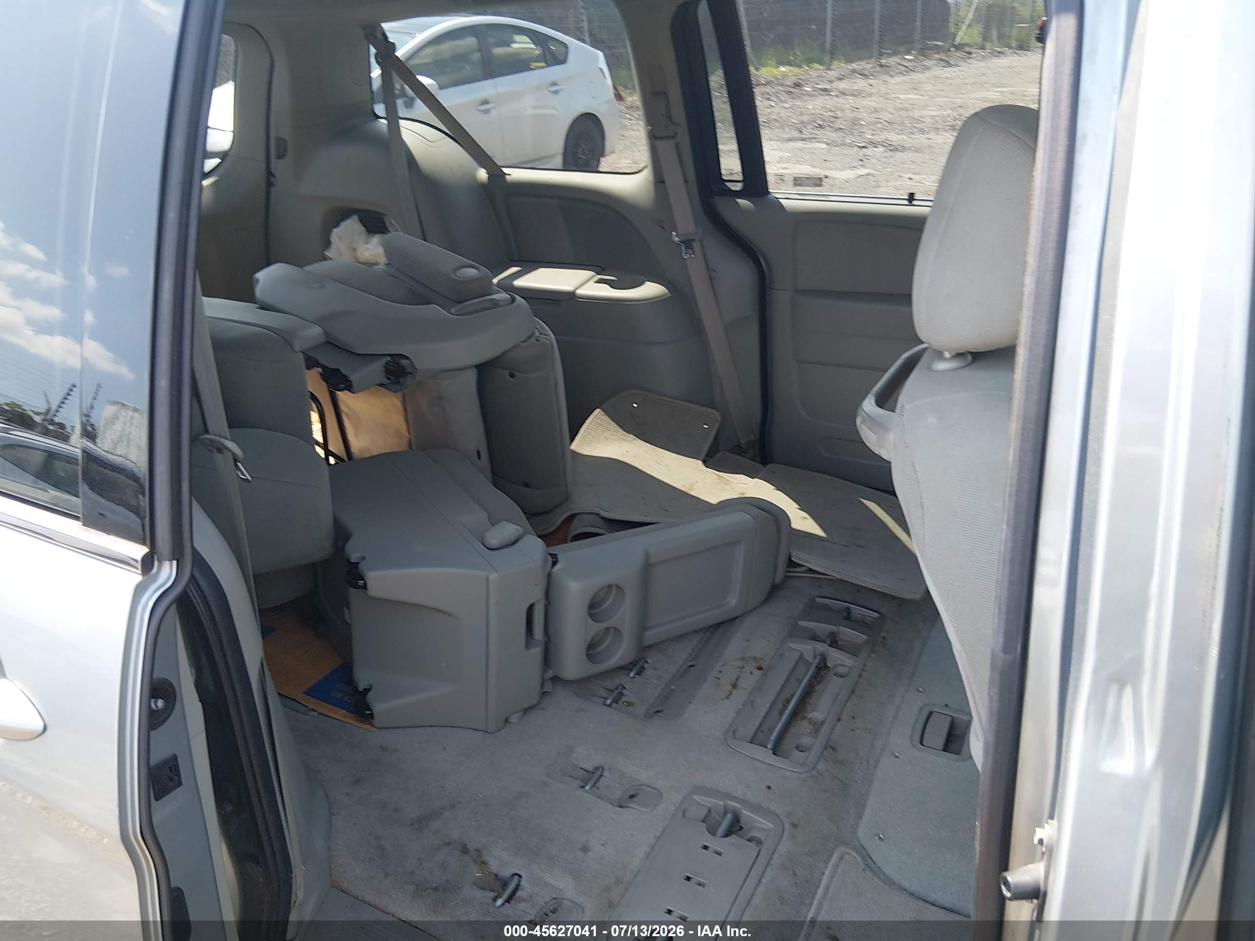 2008 Honda Odyssey Ex Blue vin: 5FNRL384X8B005503