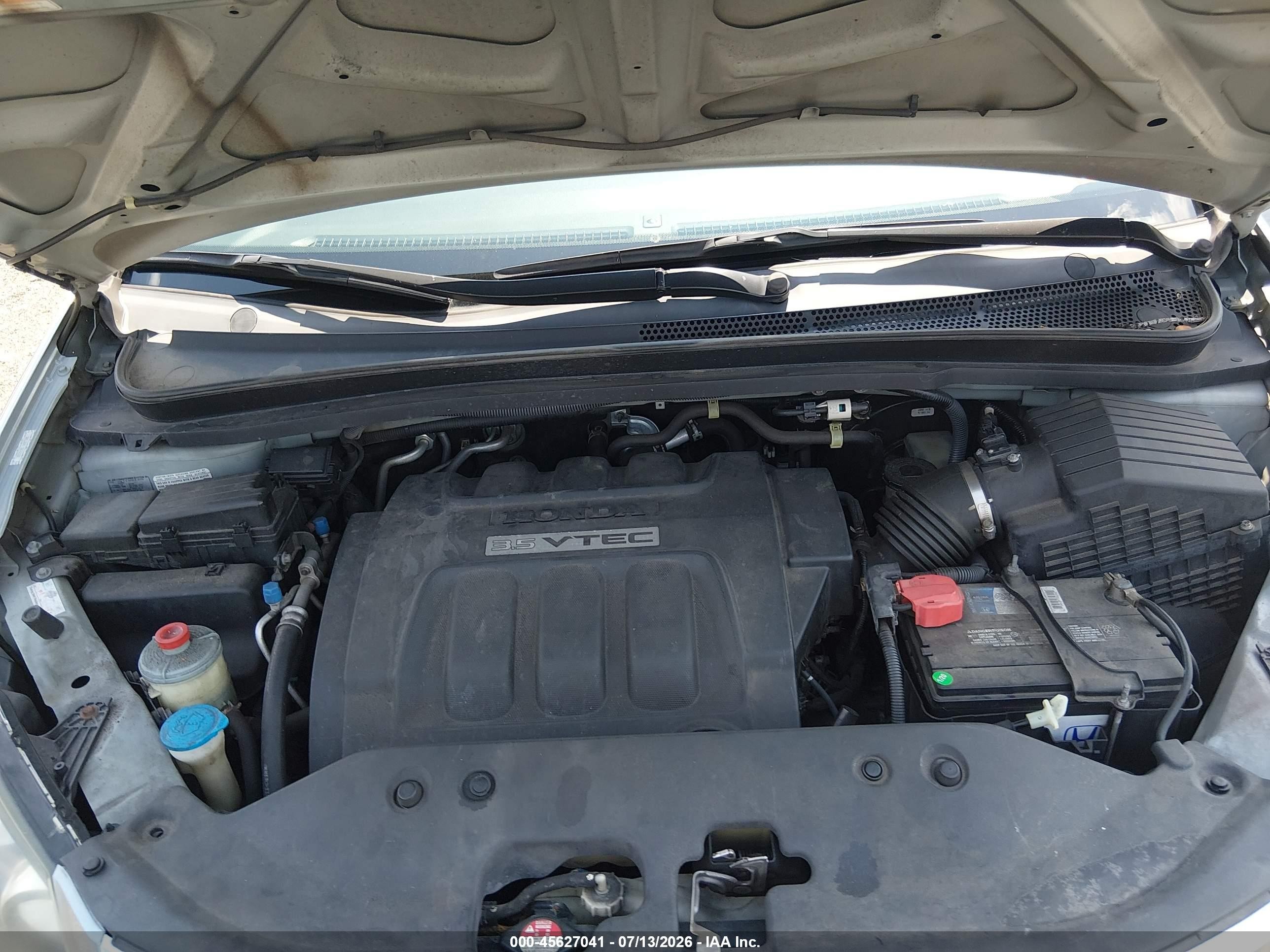 2008 Honda Odyssey Ex Blue vin: 5FNRL384X8B005503