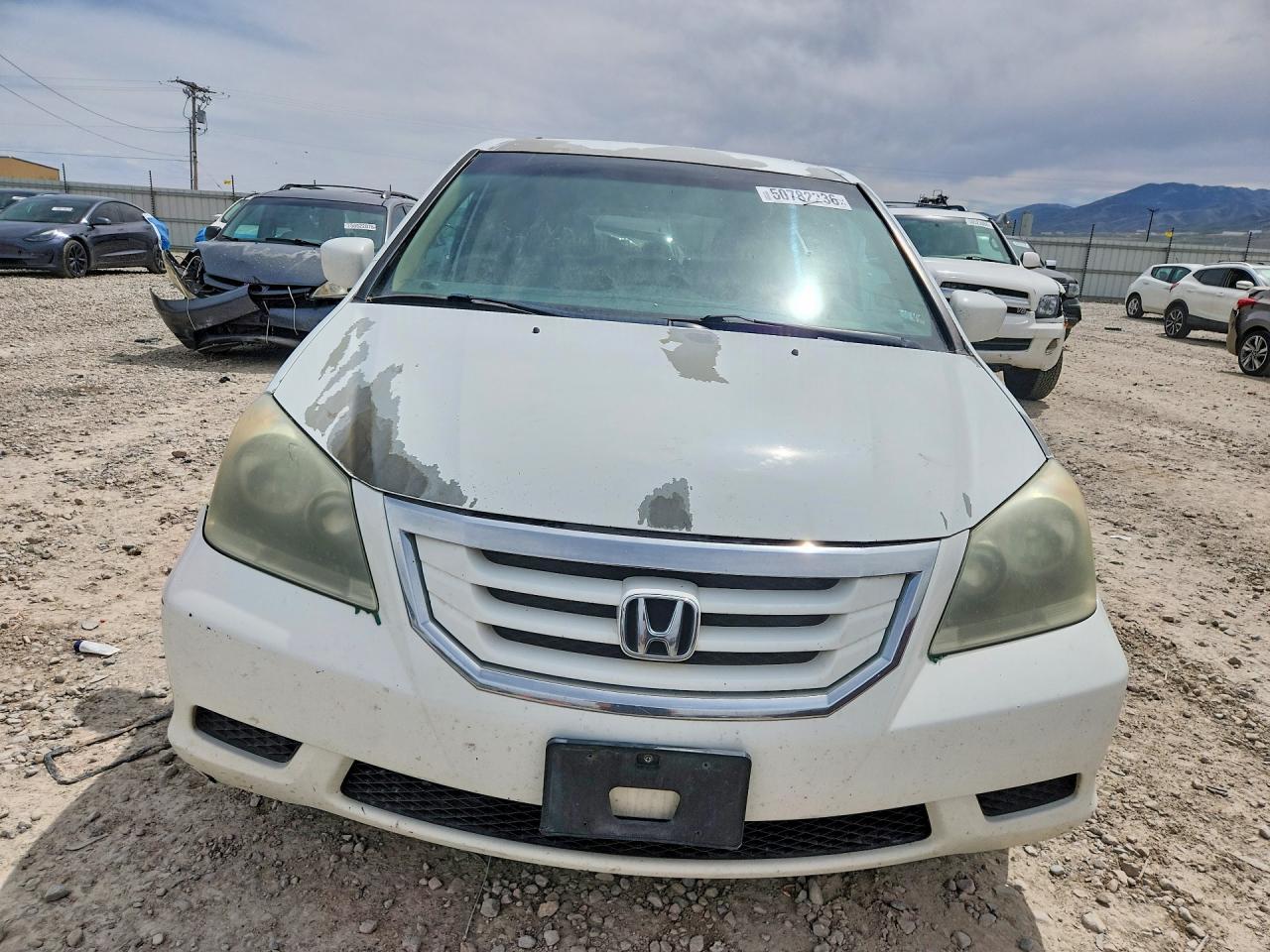 2008 Honda Odyssey Ex Белый vin: 5FNRL384X8B048318