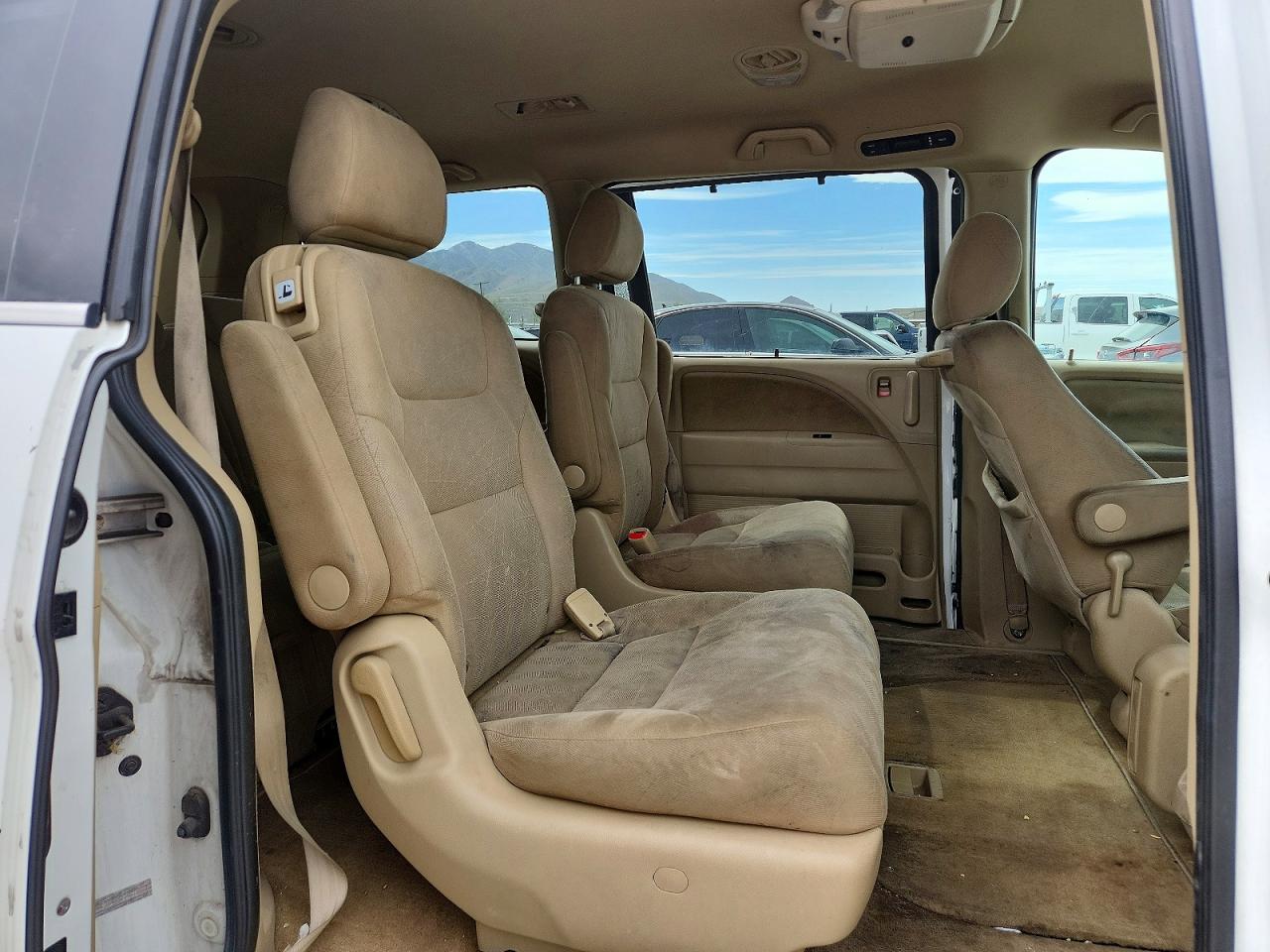 2008 Honda Odyssey Ex Белый vin: 5FNRL384X8B048318