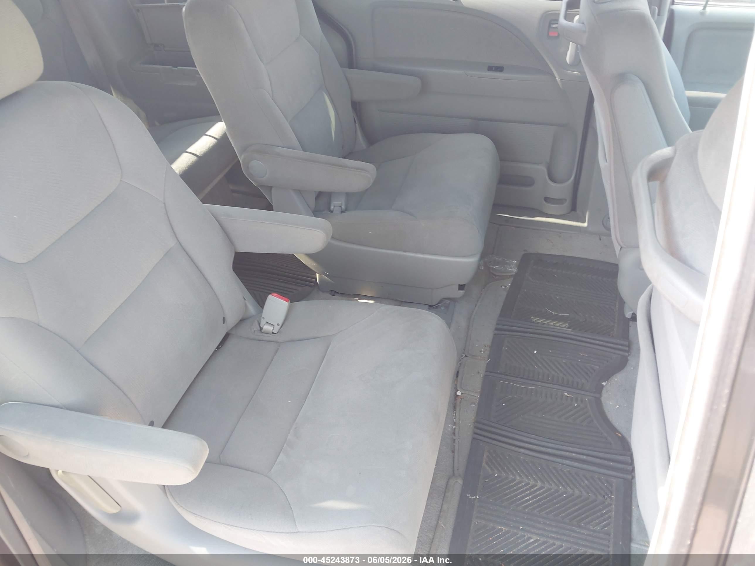 2008 Honda Odyssey Ex Gray vin: 5FNRL384X8B059156