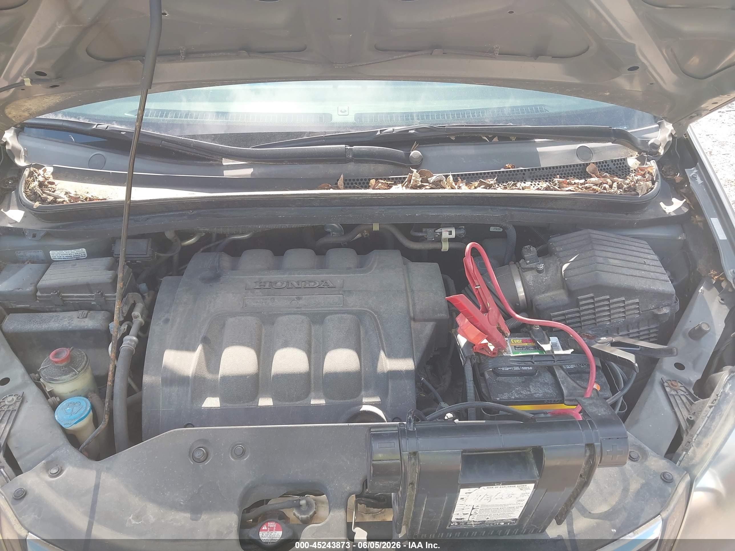 2008 Honda Odyssey Ex Gray vin: 5FNRL384X8B059156