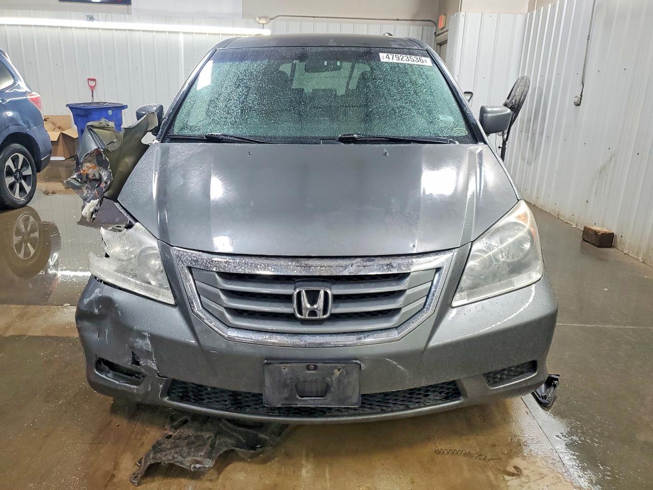 2008 Honda Odyssey Ex Gray vin: 5FNRL384X8B108744