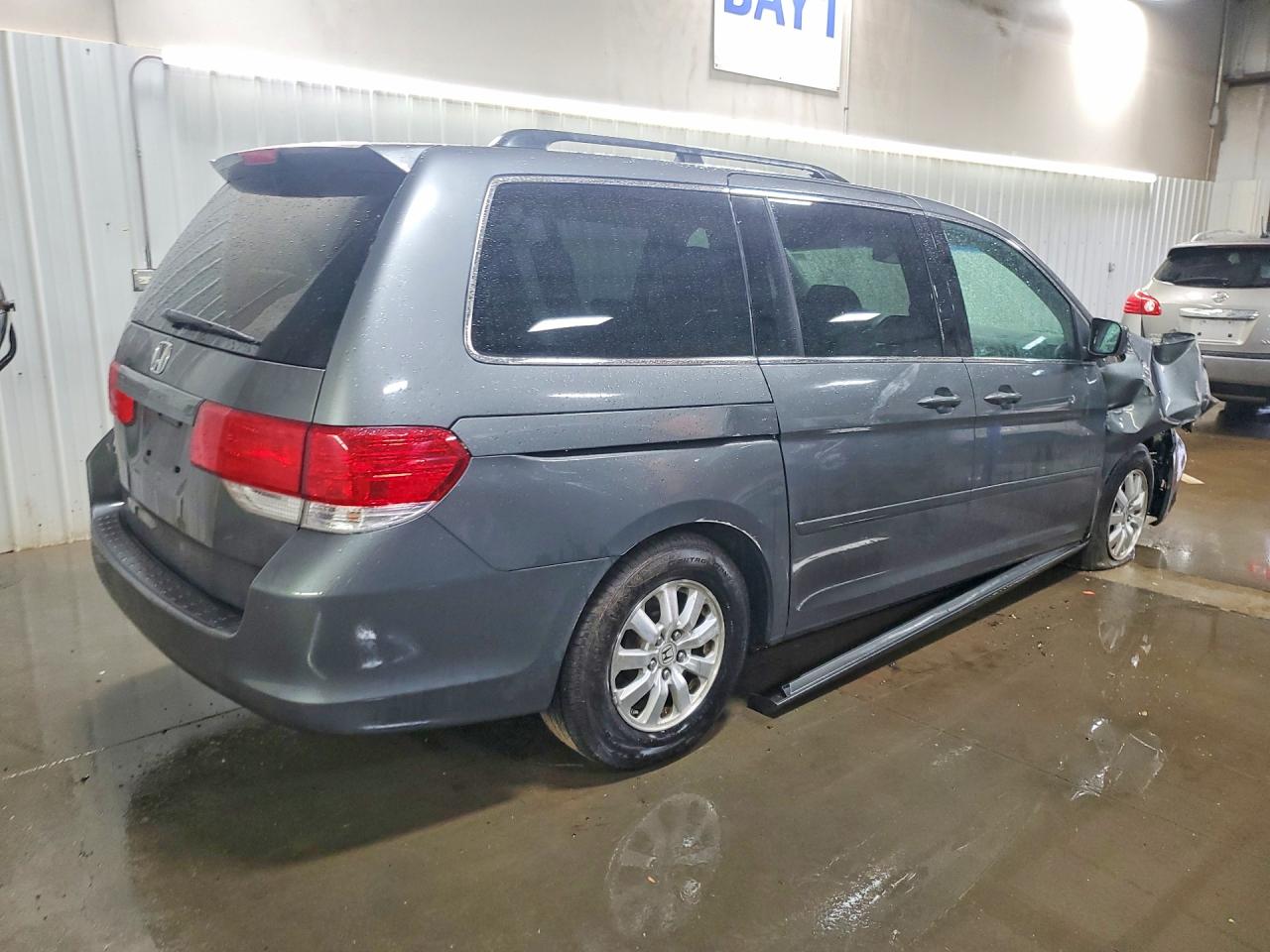 2008 Honda Odyssey Ex Gray vin: 5FNRL384X8B108744