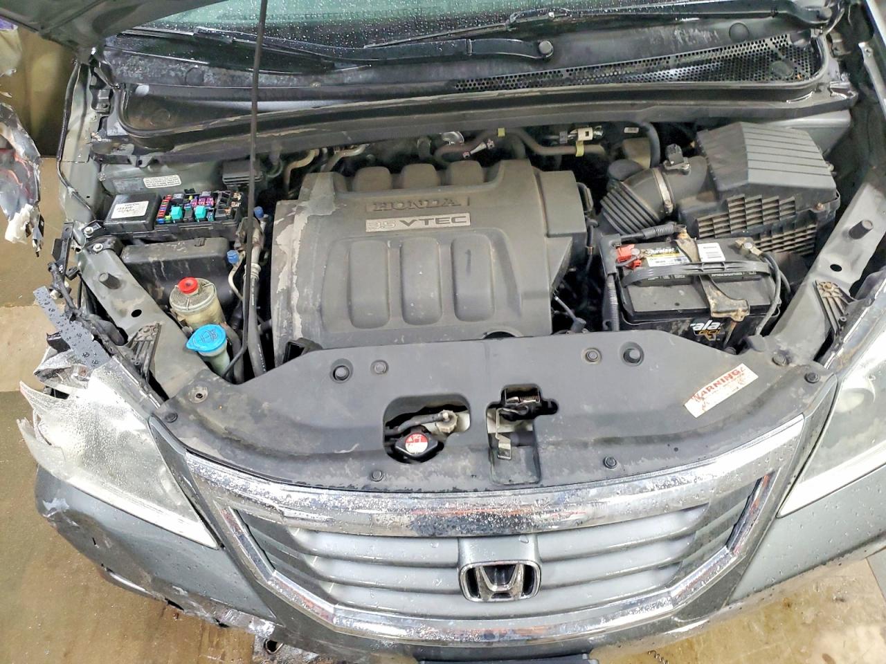 2008 Honda Odyssey Ex Gray vin: 5FNRL384X8B108744